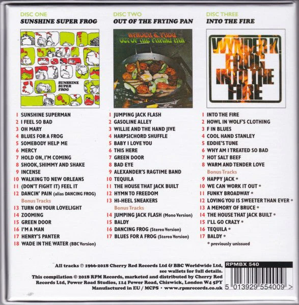 CD Wynder K Frog – Shook Shimmy And Shake: The Complete Recordings 1966-1970 Nuevo precintado - Image 2