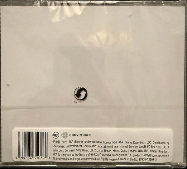 CD A$AP Rocky, Tim Burton – Don't Be Dumb Nuevo precintado - Image 2