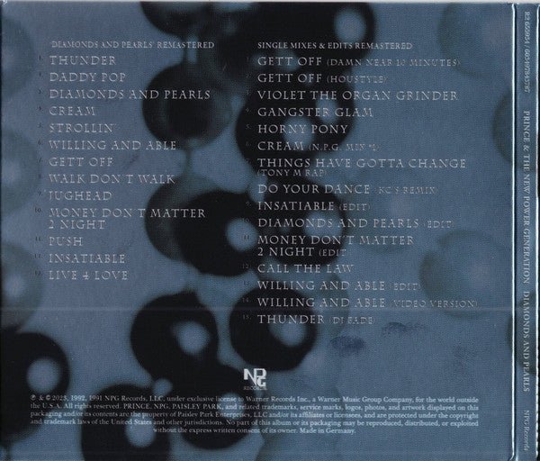 CD Prince & The New Power Generation ‎– Diamonds And Pearls Nuevo precintado - Image 2