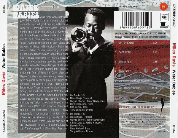CD Miles Davis ‎– Water Babies Nuevo precintado - Image 2