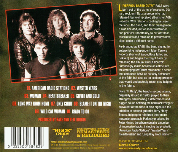 CD Rage ‎– Nice'N'Dirty Nuevo precintado - Image 3