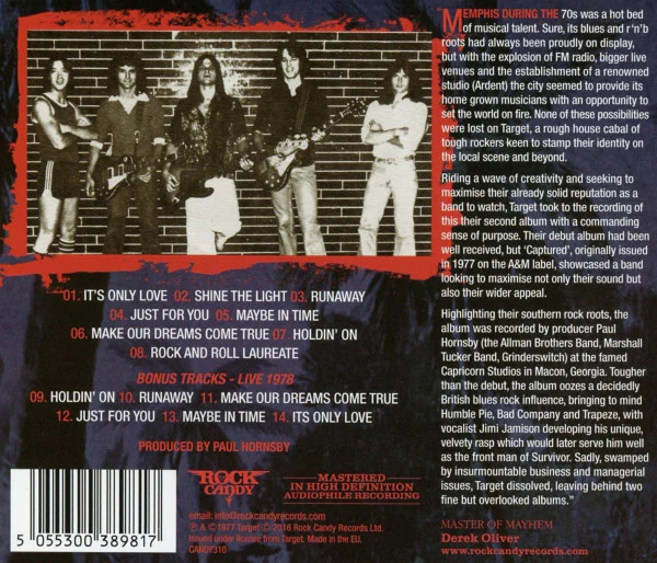 CD Target ‎– Captured Nuevo precintado - Image 2