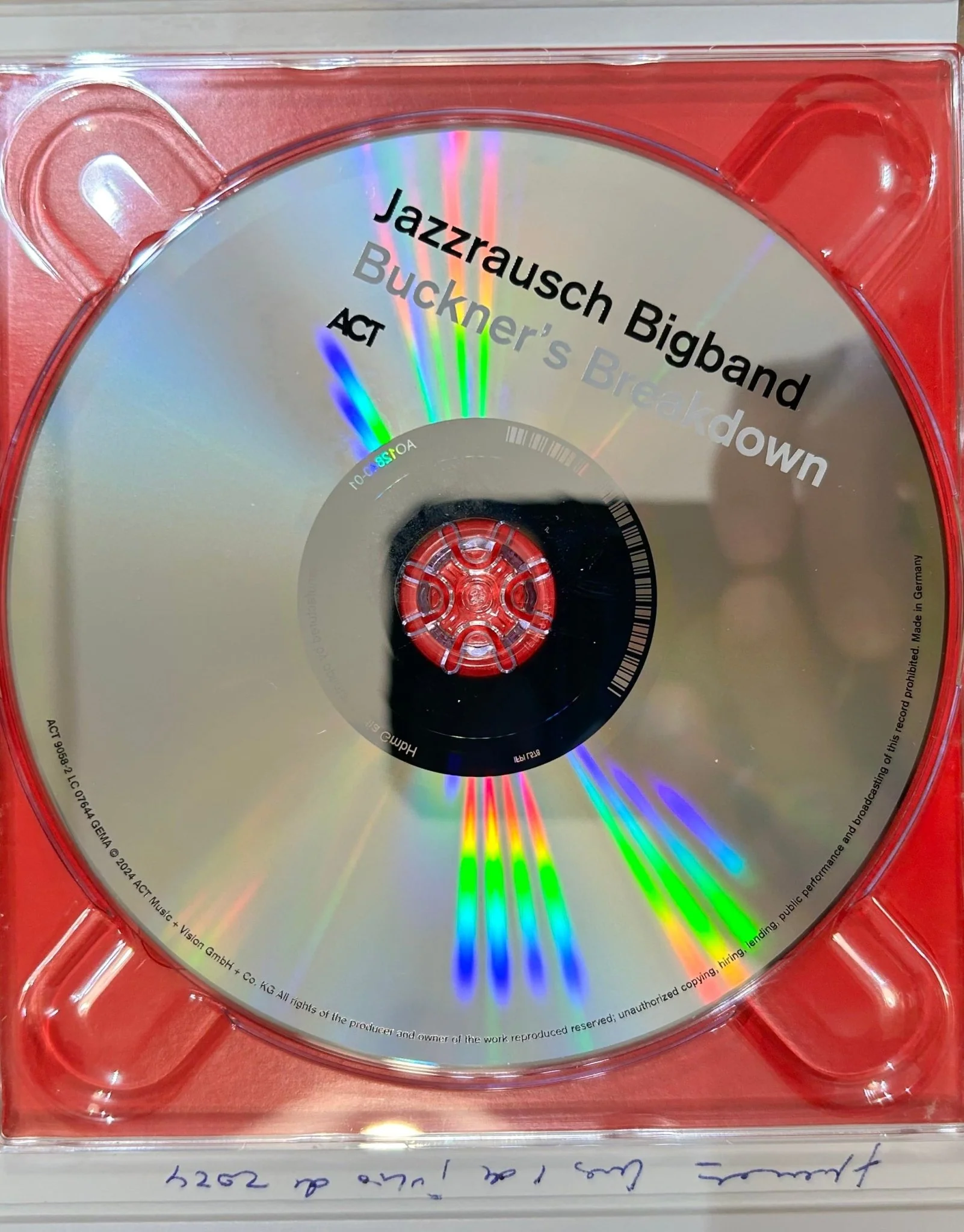 CD Jazzrausch Bigband ‎– Bruckners Breakdown Nuevo precintado - Image 3