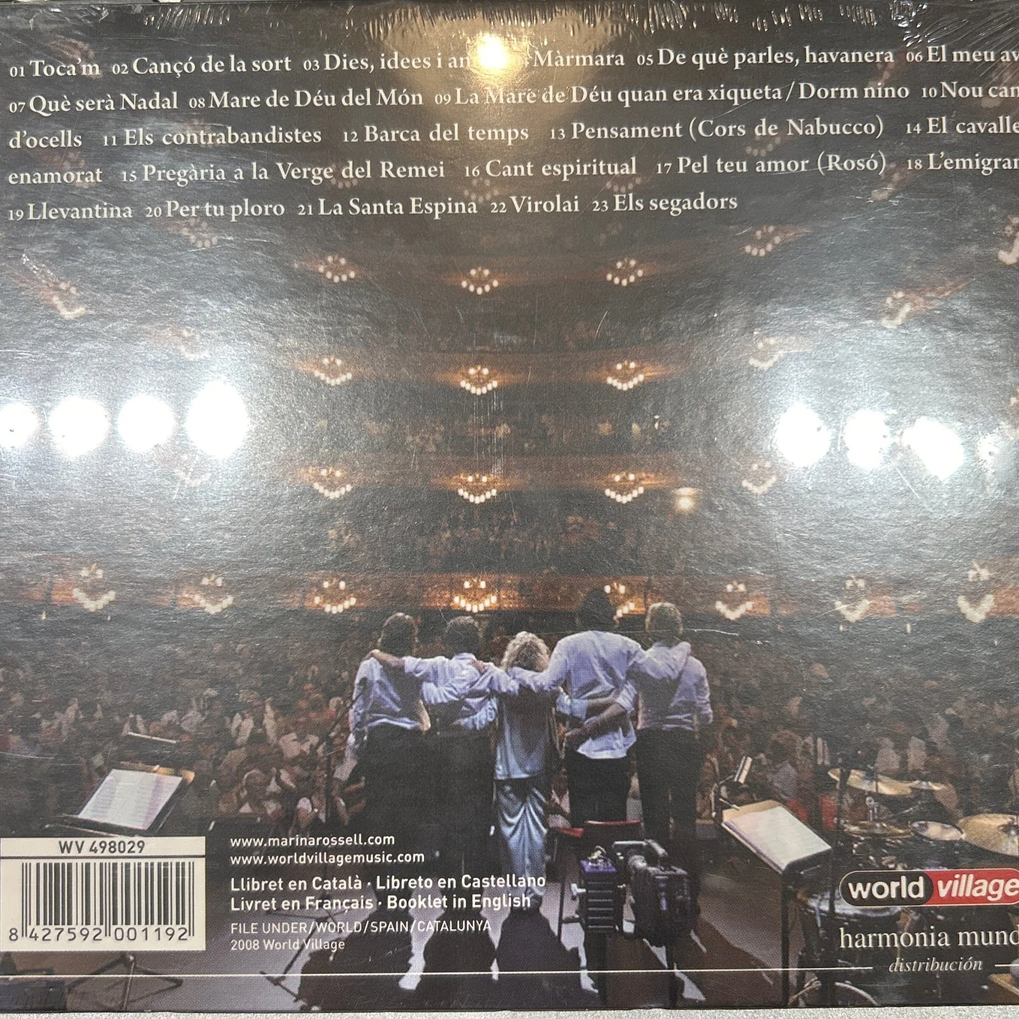CD Marina Rossell ‎– Gran Teatre Del Liceu De Barcelona  Nuevo precintado - Image 2
