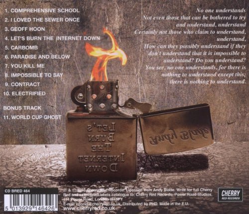 CD Andy Blade ‎– Let's Burn The Internet Down Nuevo precintado (Producto exclusivo recogida en tienda) - Image 2
