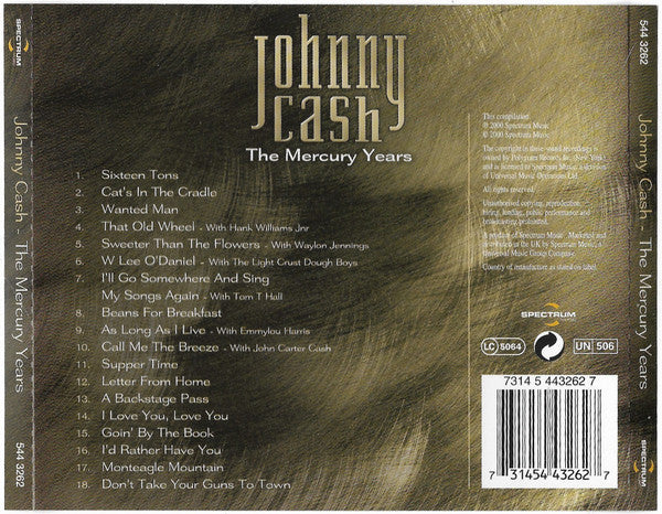 CD Johnny Cash – The Mercury Years Nuevo precintado - Image 2