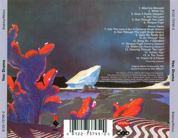 CD Yes ‎– Drama Nuevo precintado - Image 2