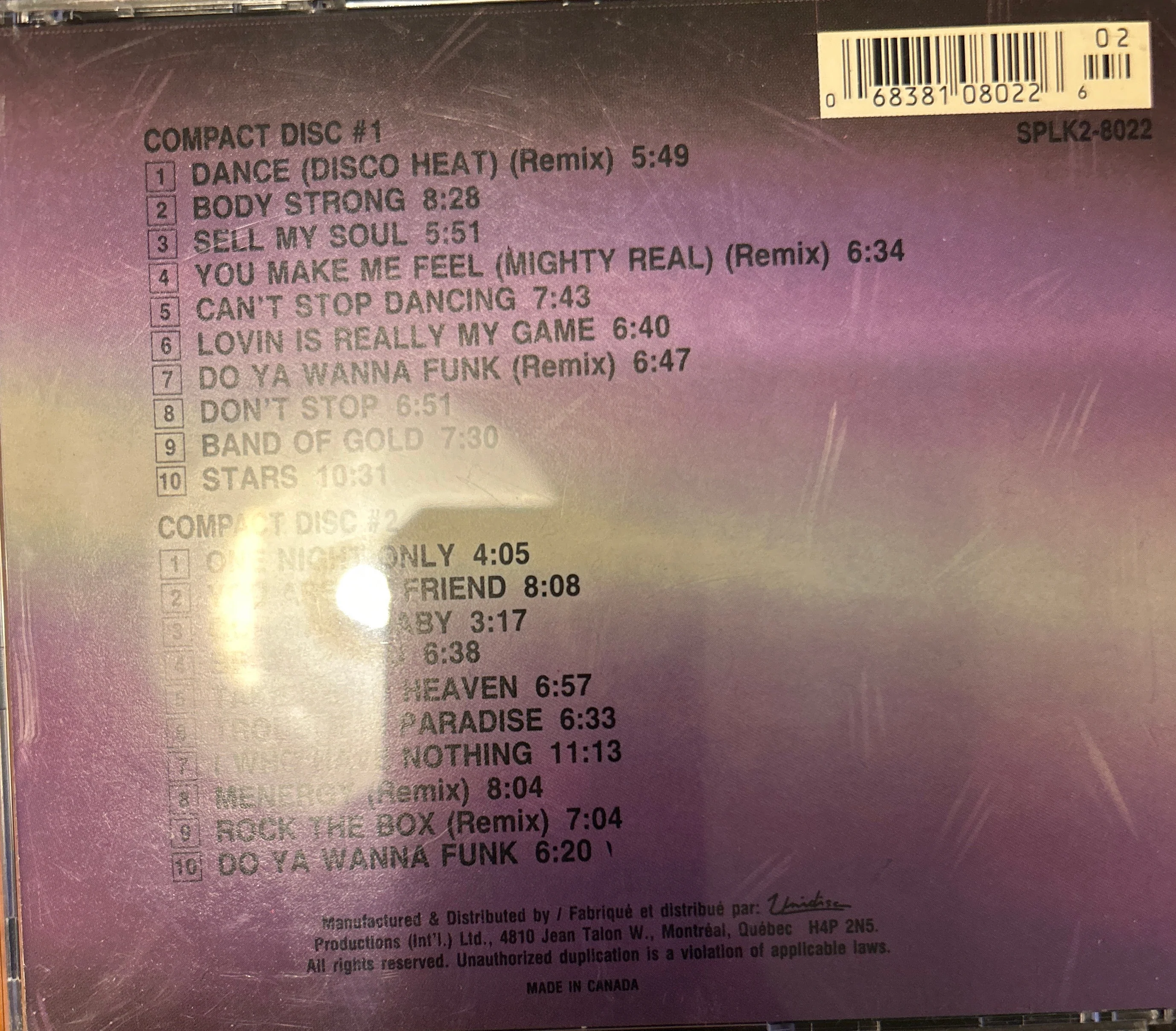 CD Sylvester ‎– Greatest Hits 2ª mano - Image 2