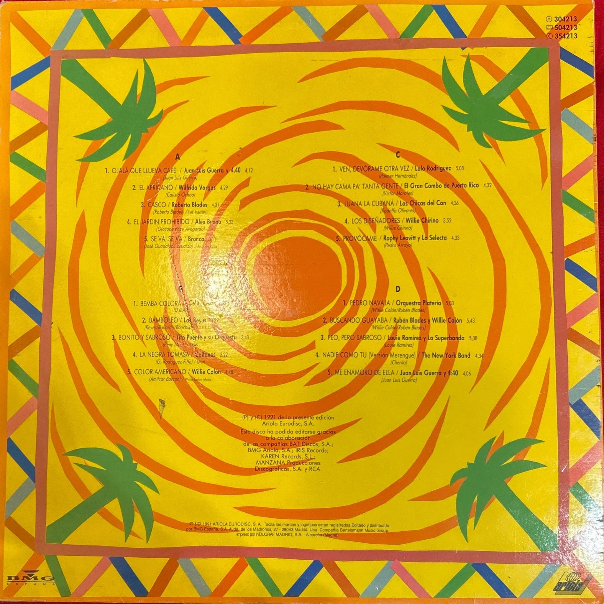 LP V/A ‎– Tremendos Exitos Latinos 2ª Mano - Image 2