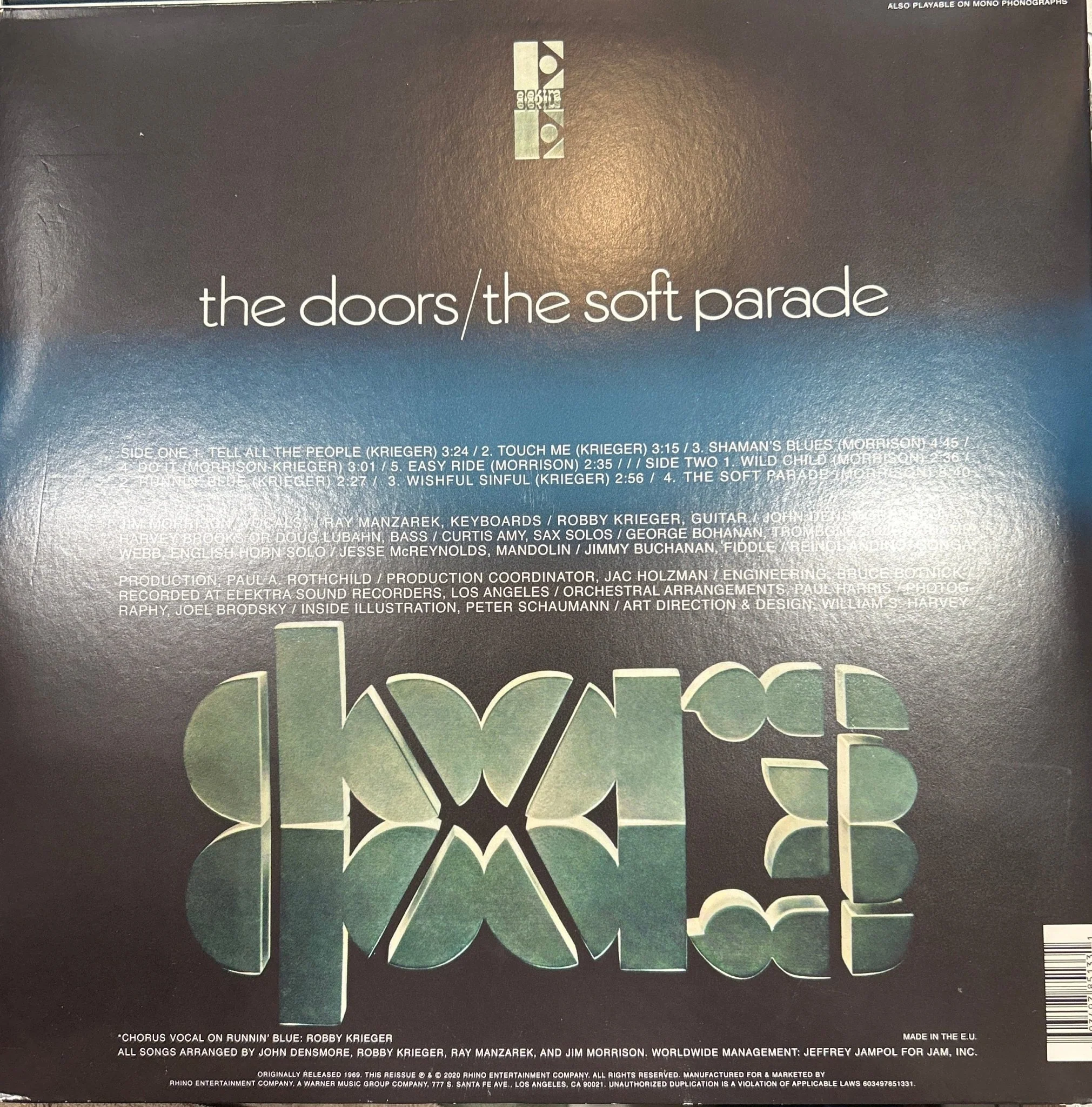LP The Doors ‎– The Soft Parade 2ª mano - Image 2