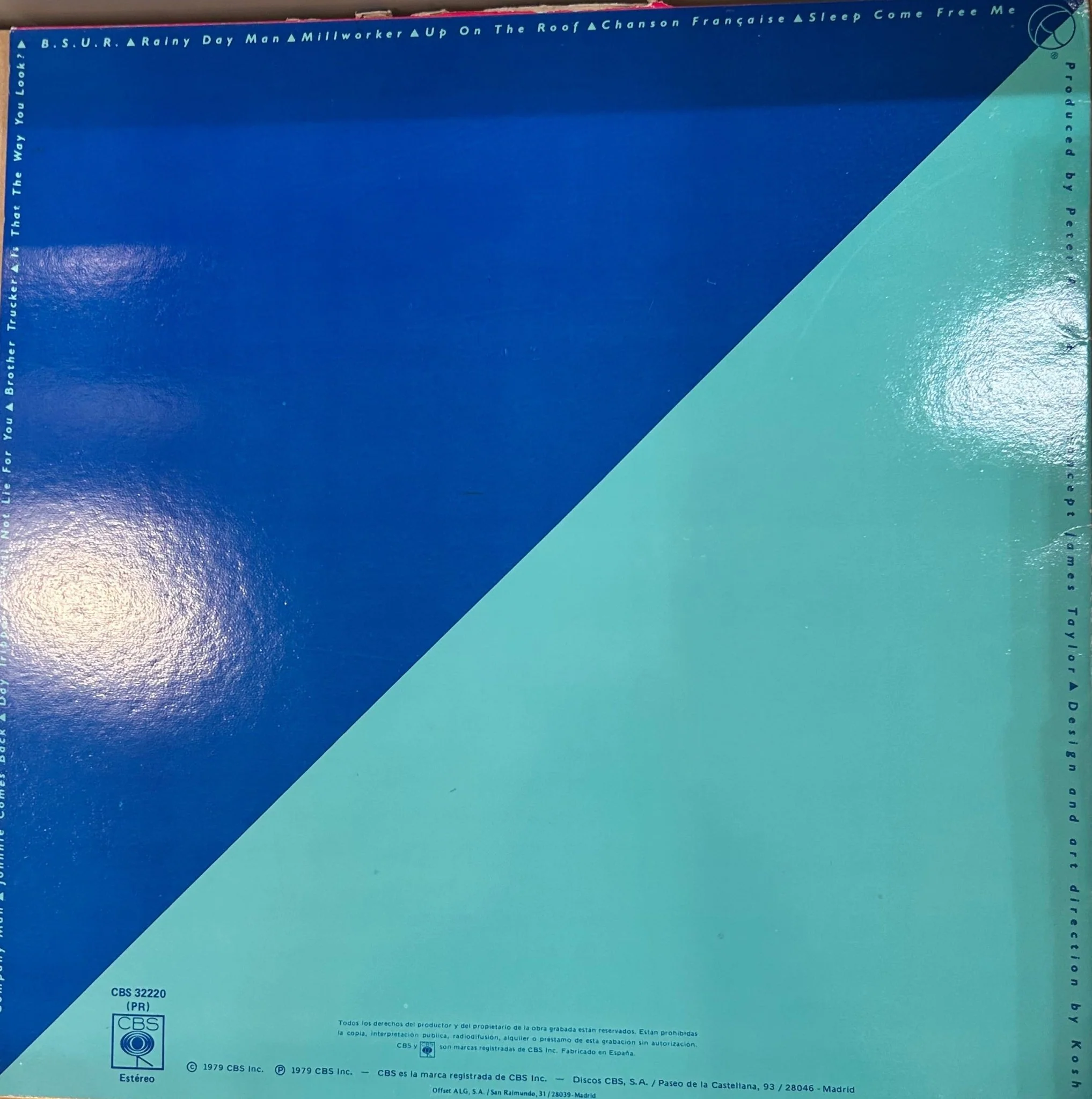 LP James Taylor ‎– Flag 2ª Mano - Image 2