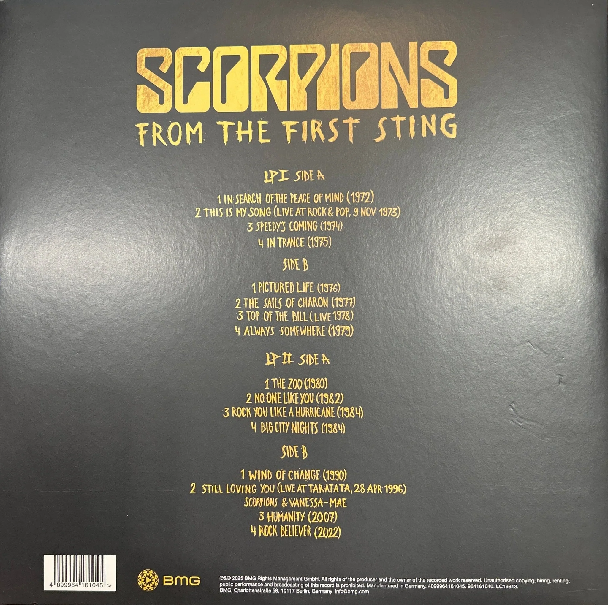 LP Scorpions ‎– From The First Sting 2ª mano - Image 2