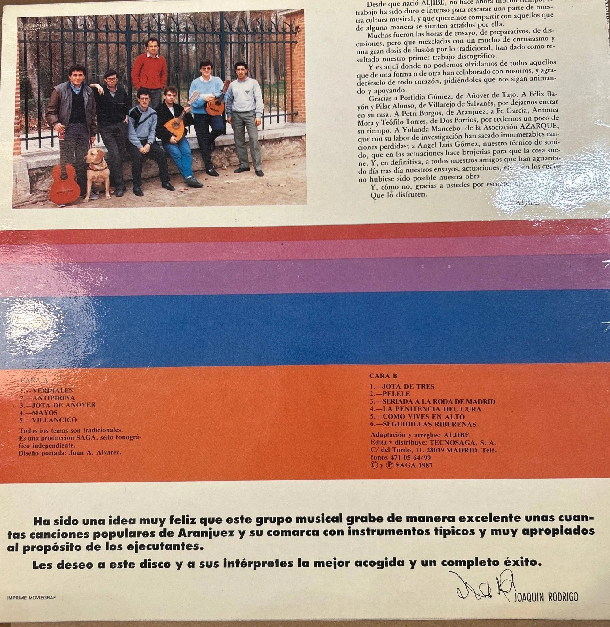 LP Aljibe ‎– Surco Arriba Surco Abajo 2ª mano - Image 2