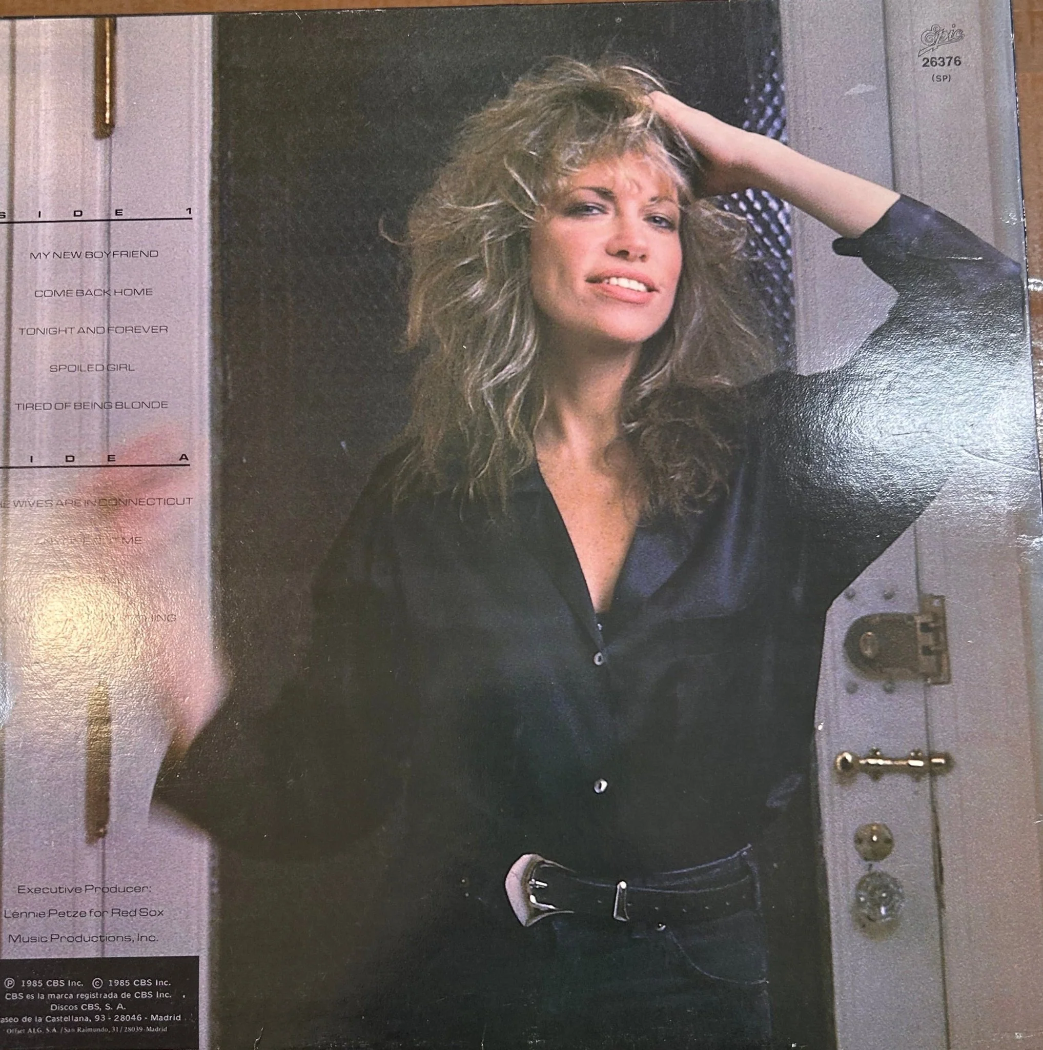LP  Carly Simon ‎– Spoiled Girl 2ª Mano - Image 2