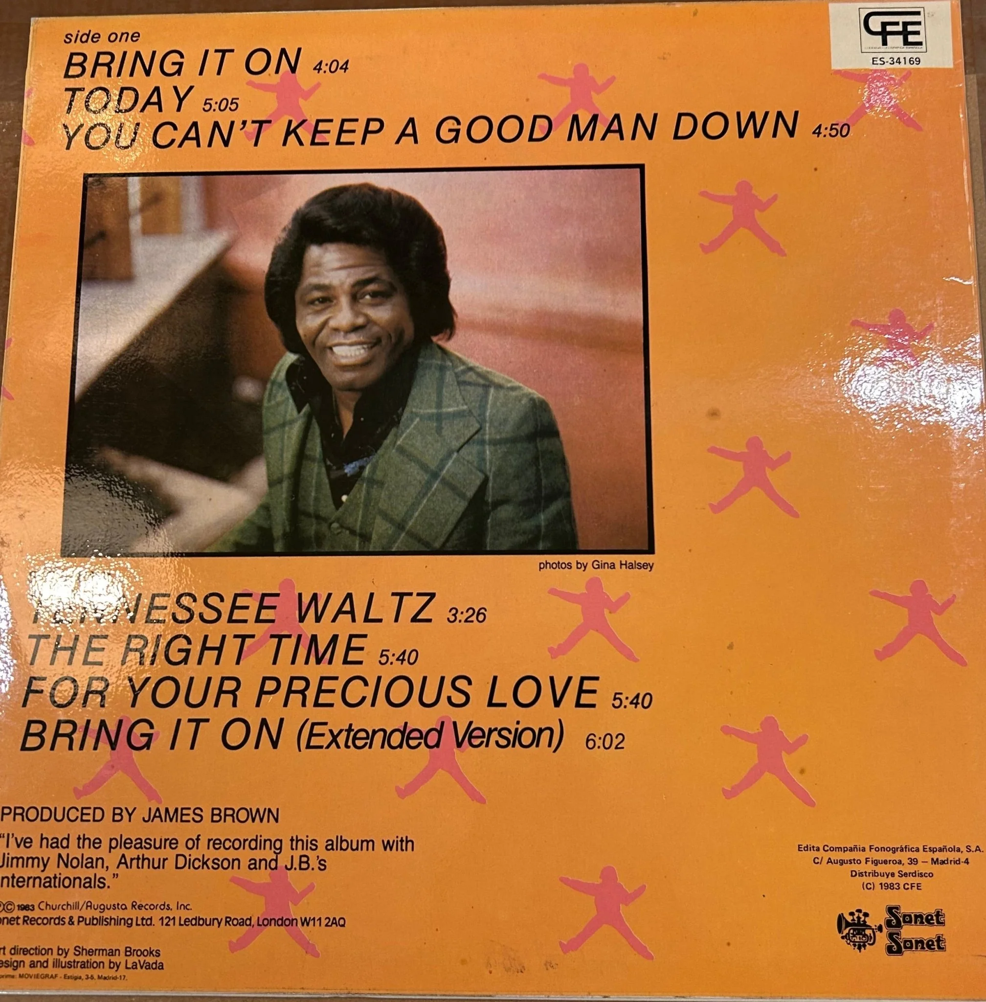 LP James Brown ‎– Bring It On! 2ª Mano - Image 2