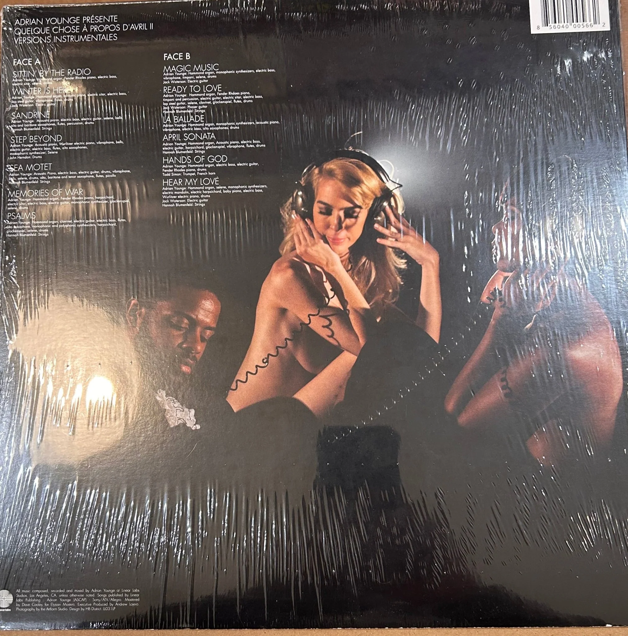 LP Adrian Younge ‎– Quelque Chose À Propos D'Avril II (Versions Instrumentales) 2ª Mano - Image 2