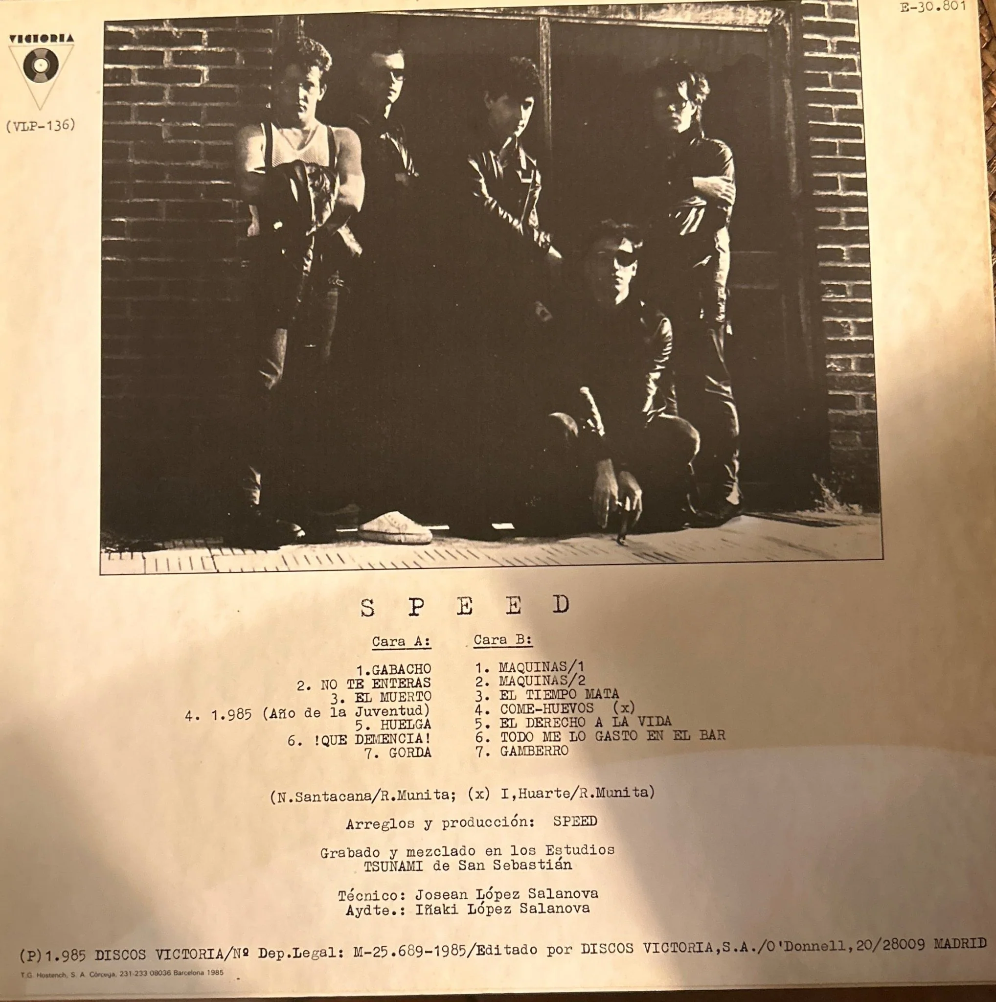 LP Speed ‎– Speed 2ª Mano - Image 2