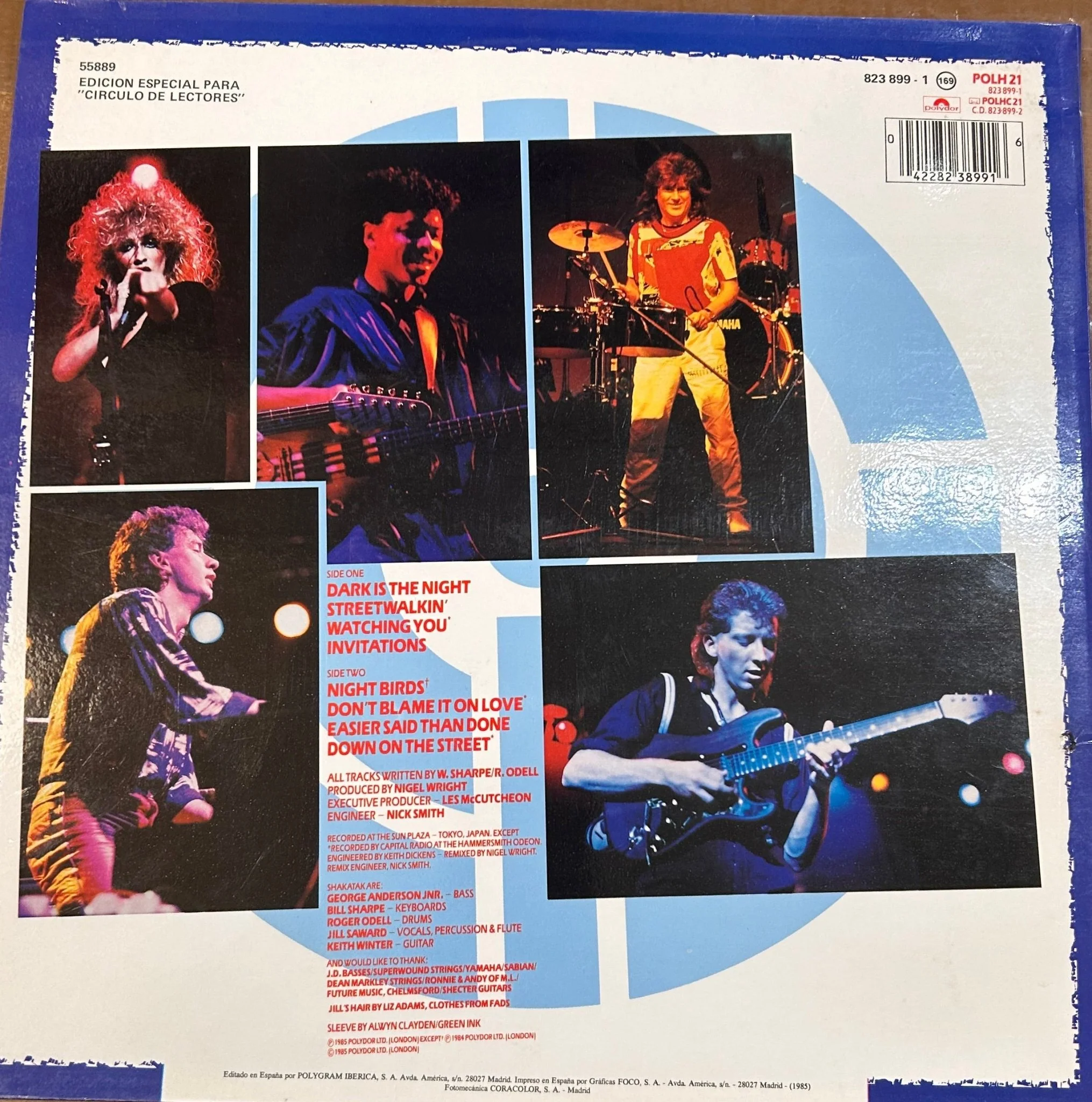 LP Shakatak ‎– Live! 2ª Mano - Image 2