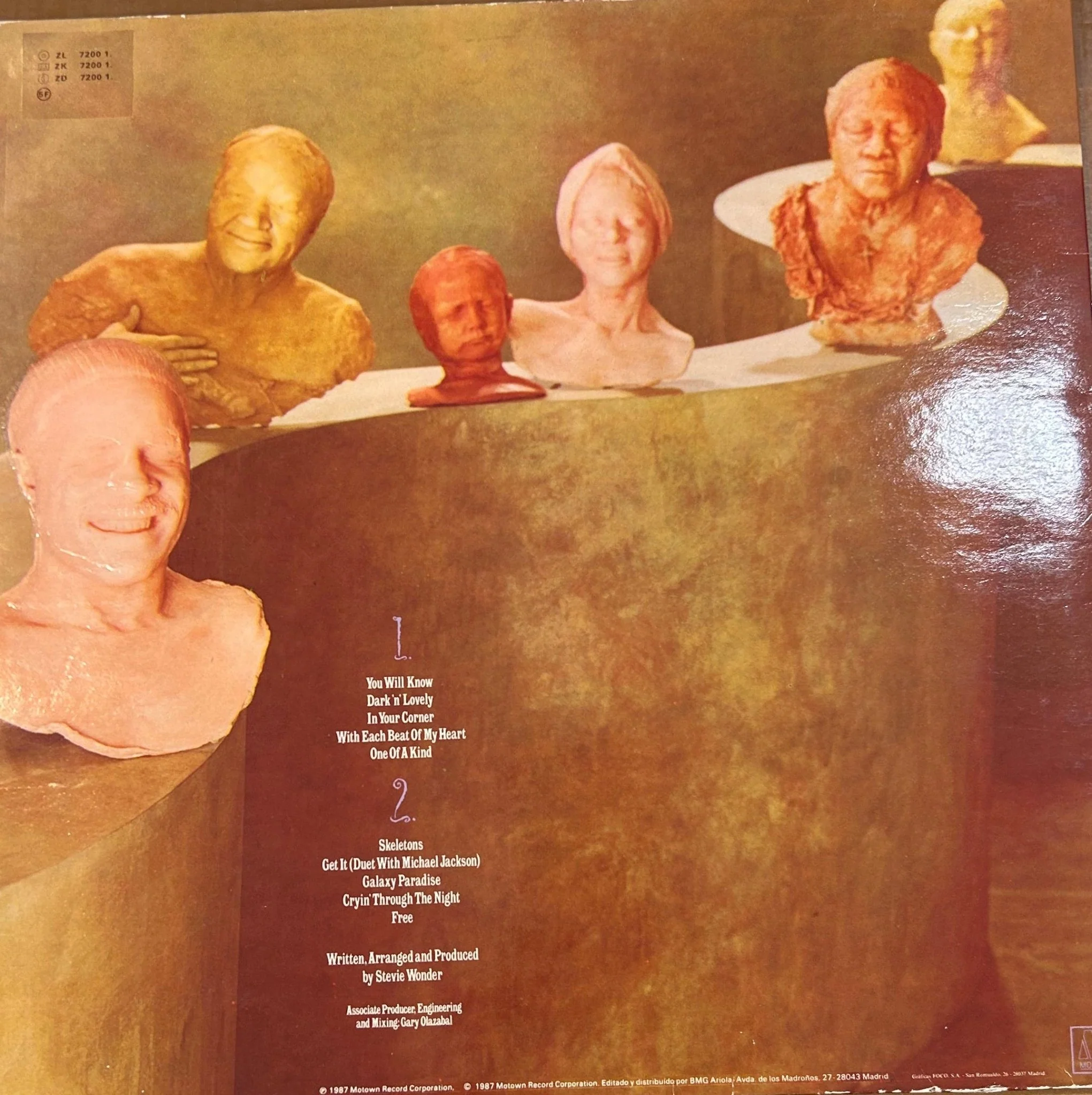 LP Stevie Wonder ‎– Characters 2ª Mano - Image 2