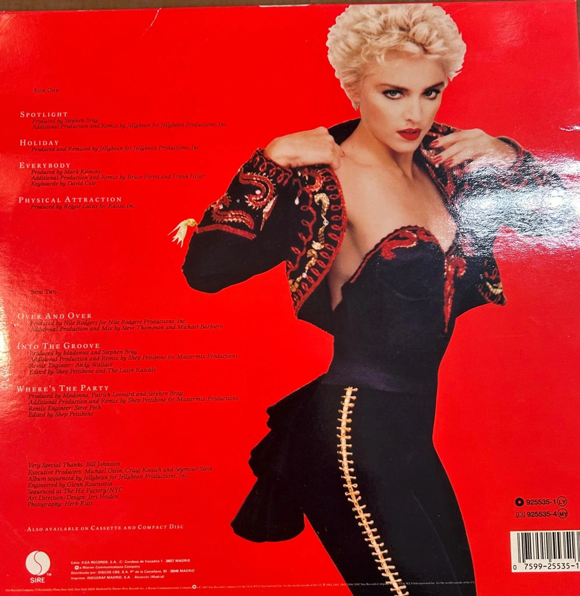 LP Madonna ‎– You Can Dance  2ª mano - Image 2
