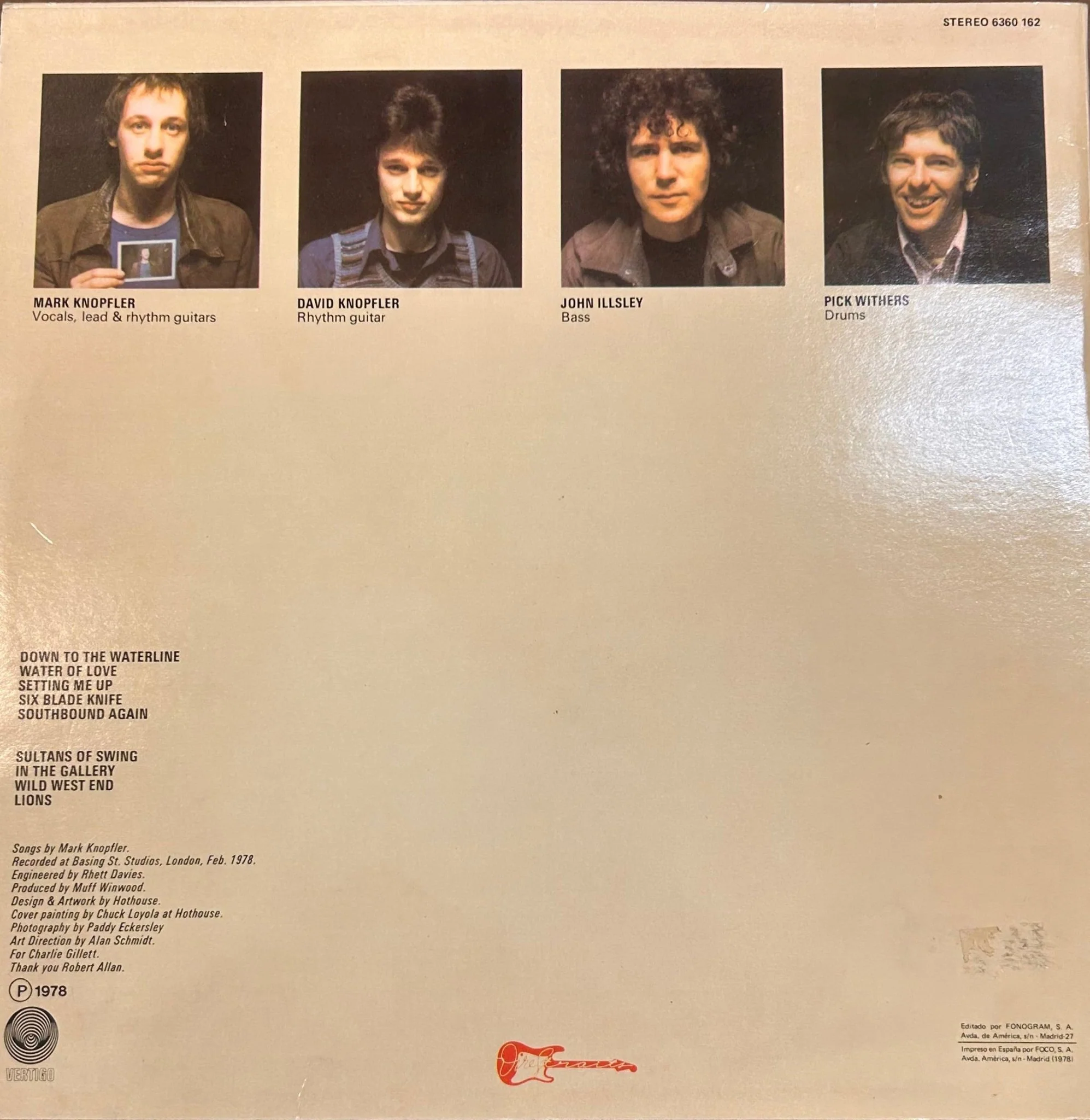 LP Dire Straits ‎– Dire Straits 2ª mano - Image 2