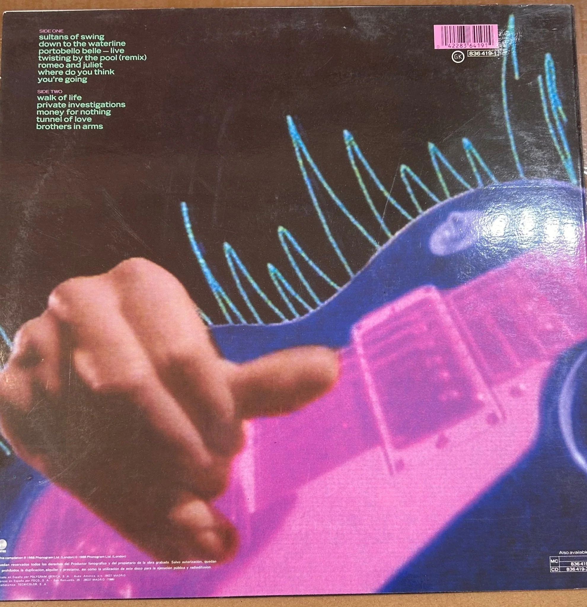 LP Dire Straits ‎– Money For Nothing 2ª Mano - Image 2