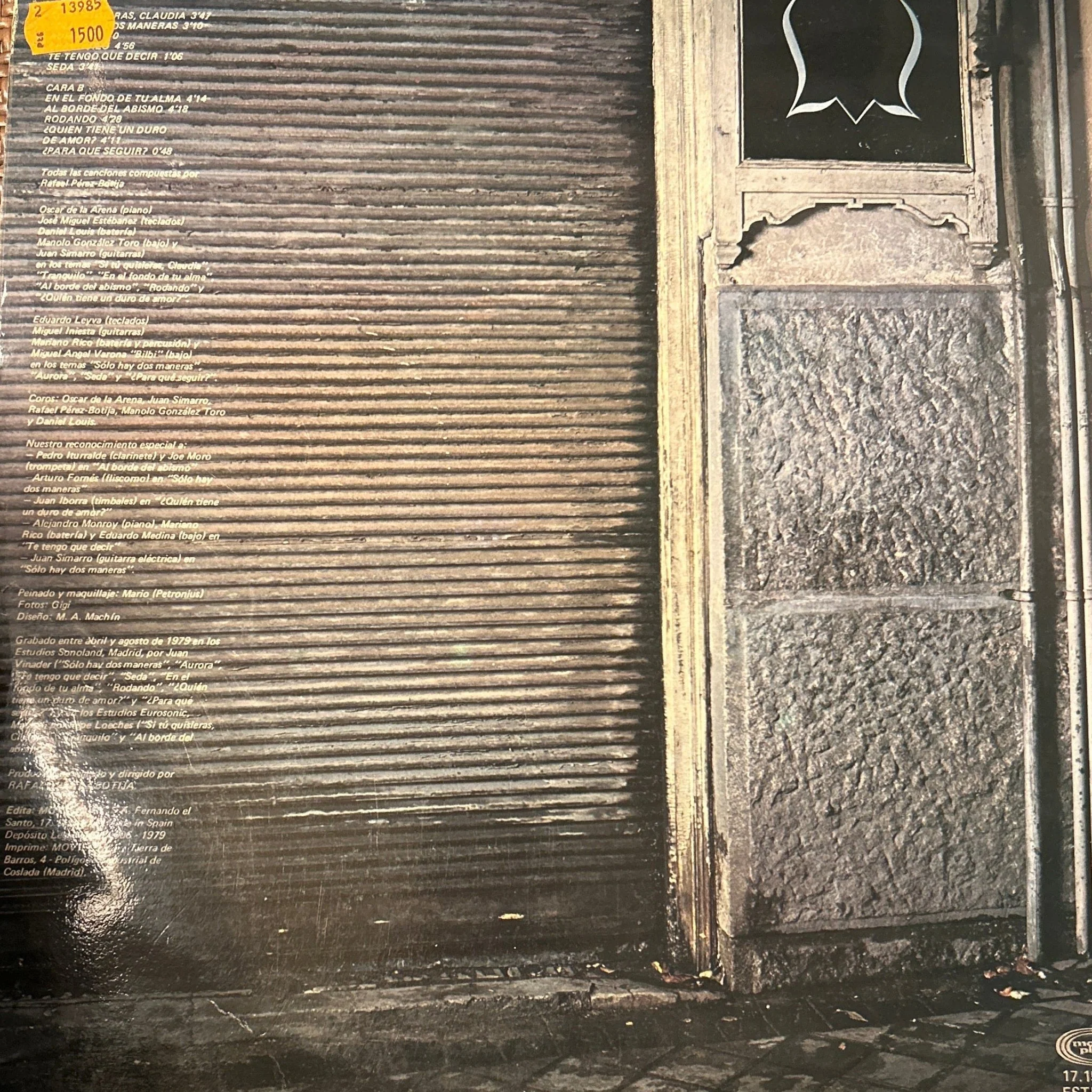 LP Pablo Abraira ‎– La Ciudad Dormida 2ª mano (Producto exclusivo recogida en tienda) - Image 2