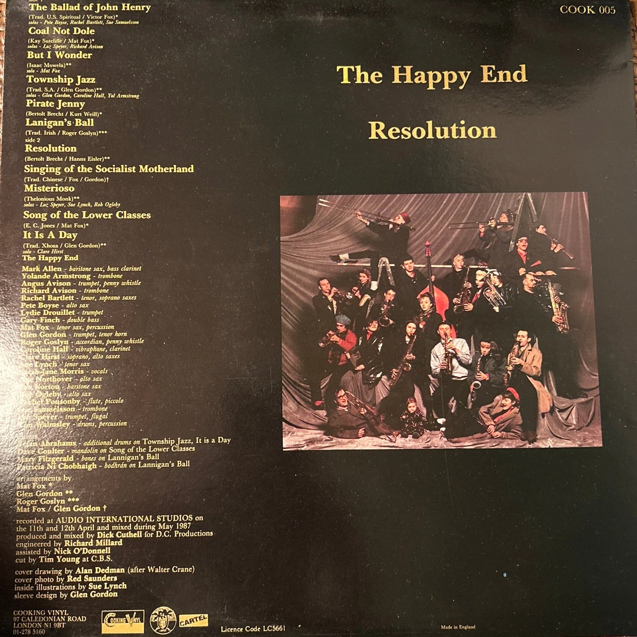 LP The Happy End ‎– Resolution 2ª mano - Image 2