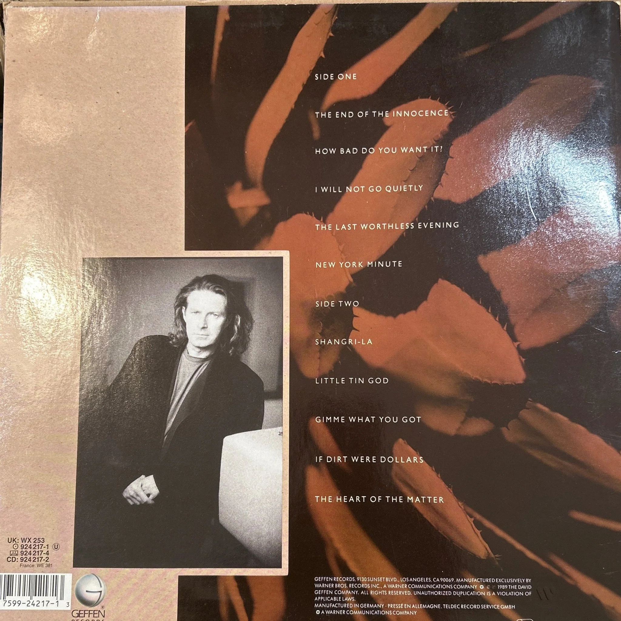 LP Don Henley ‎– The End Of The Innocence 2ª Mano - Image 2