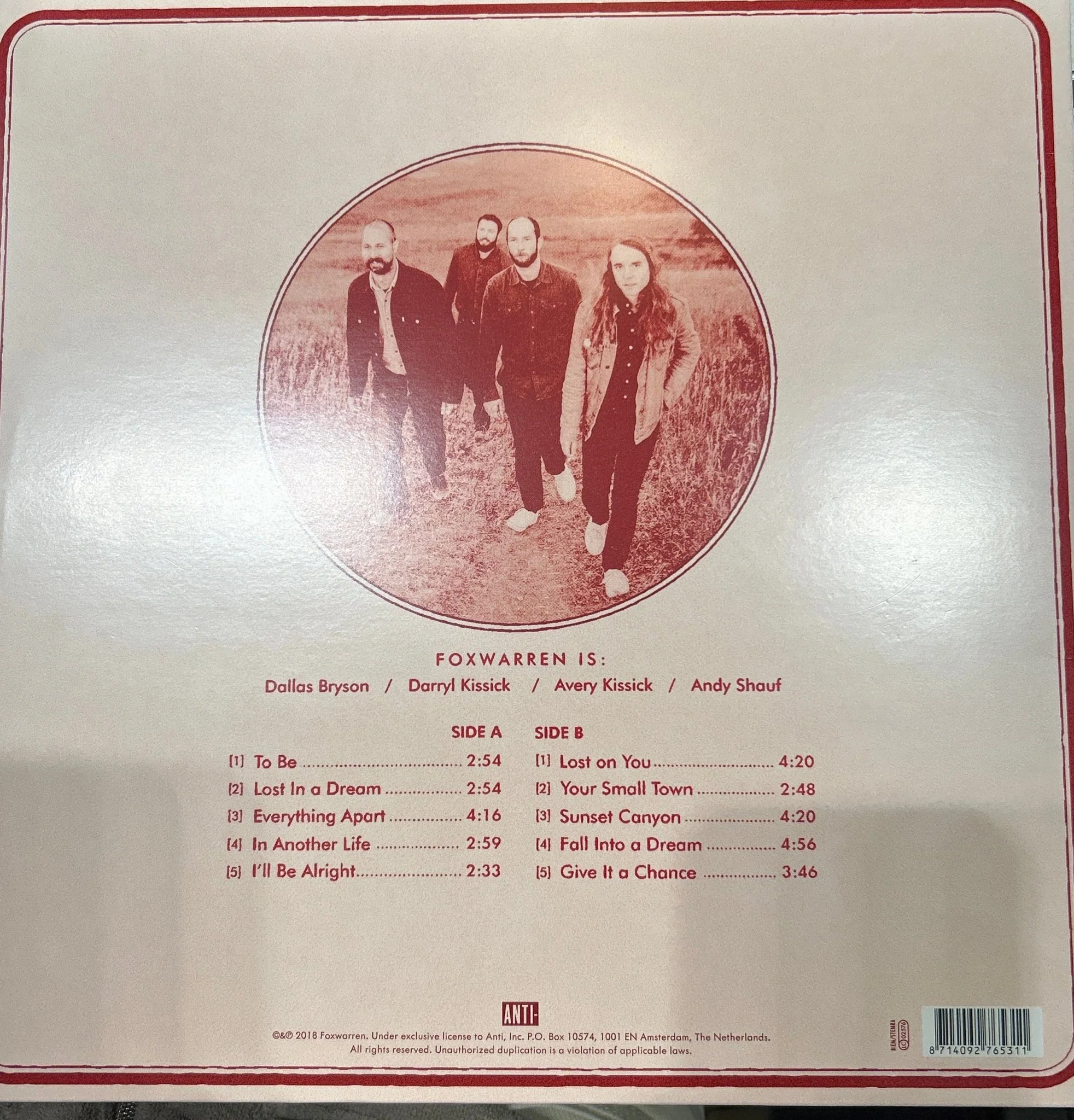 LP Foxwarren ‎– Foxwarren 2ª mano - Image 2