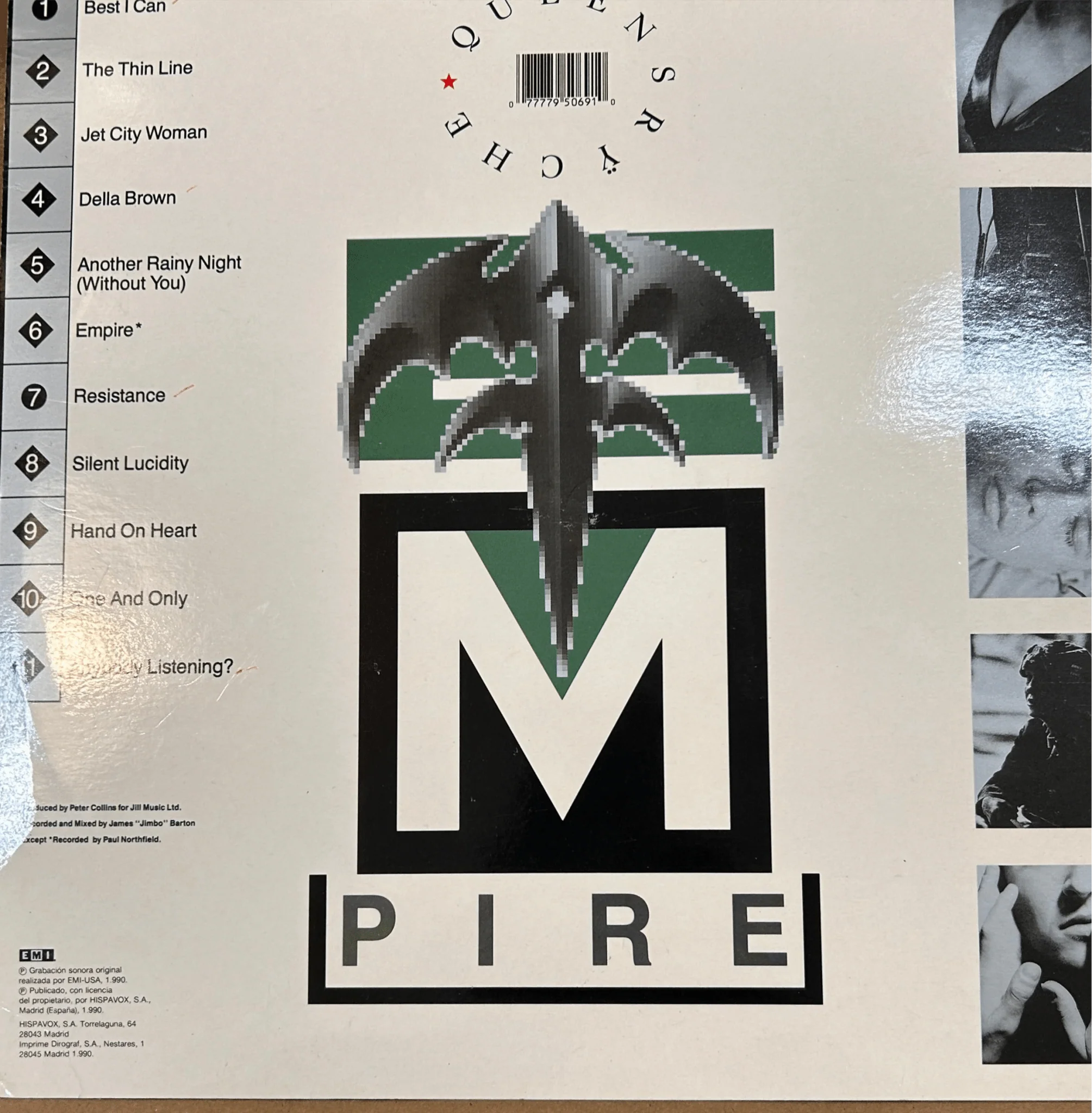 LP Queensrÿche – Empire  2ª Mano - Image 2