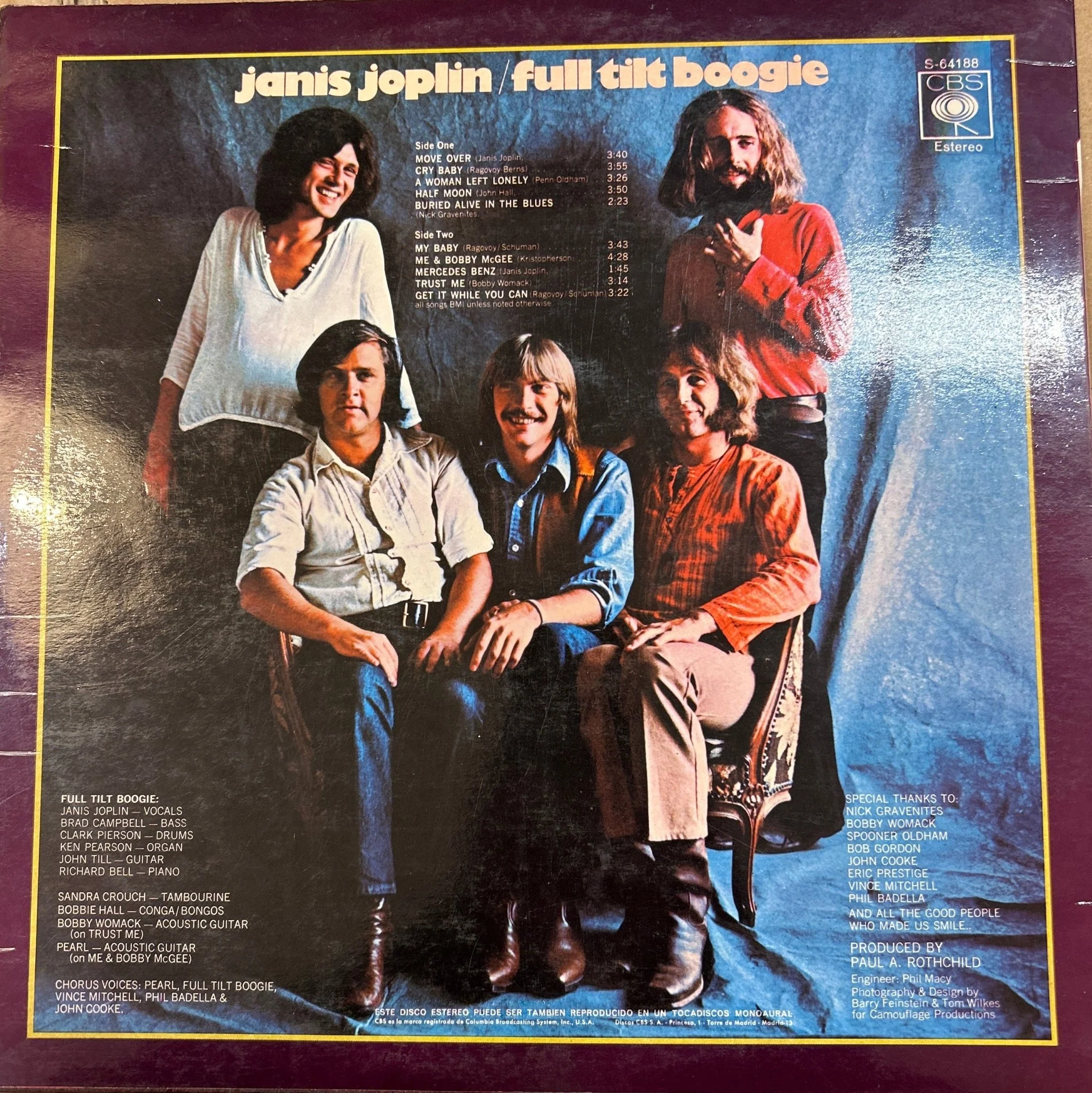 LP Janis Joplin – Pearl 2ª Mano - Image 2