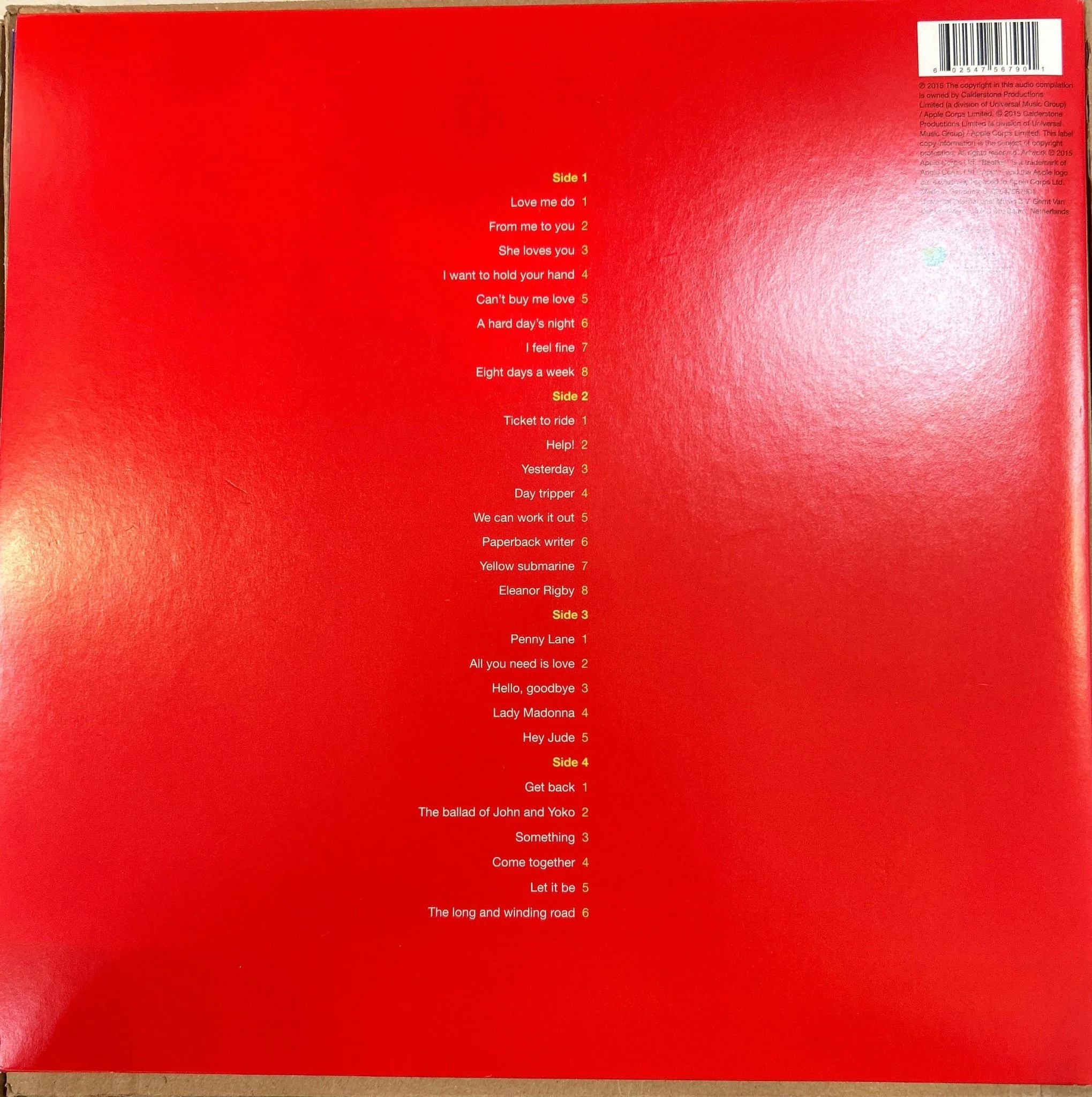 LP The Beatles ‎– 1 2ª Mano - Image 2