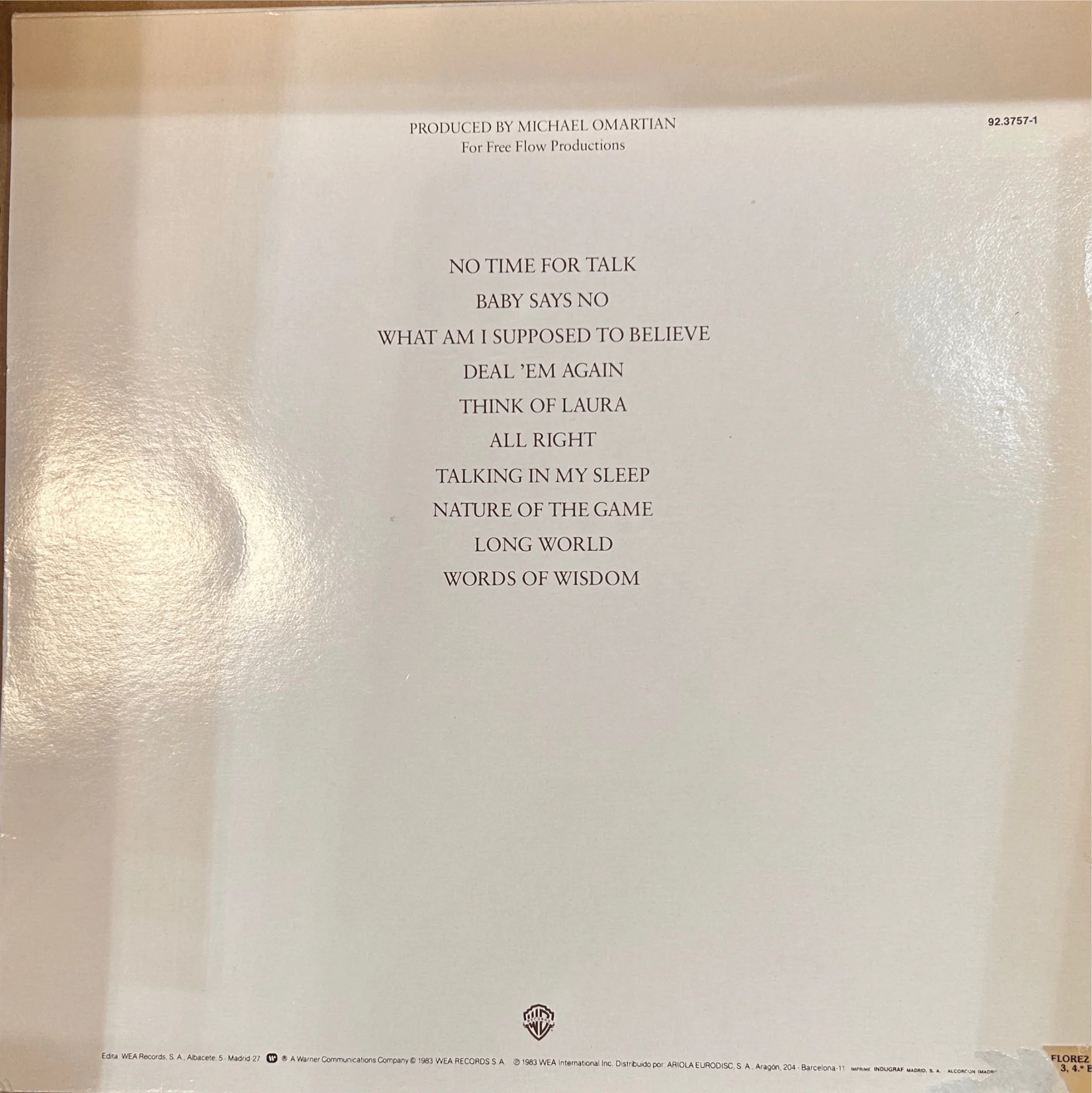 LP Christopher Cross ‎– Another Page 2ª Mano (Producto exclusivo recogida en tienda) - Image 2