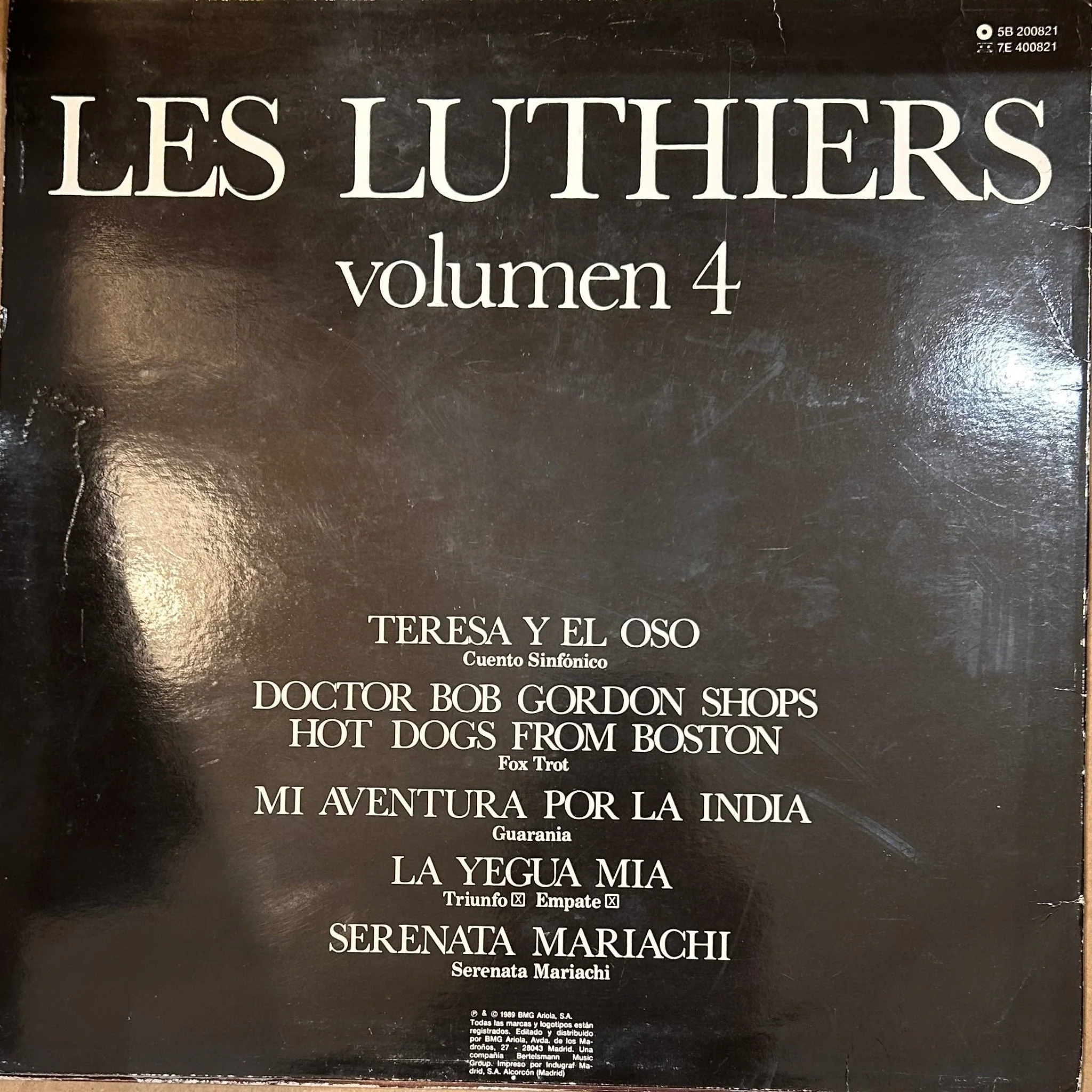 LP Les Luthiers – Volumen 4 2ª mano (Producto exclusivo recogida en tienda) - Image 2
