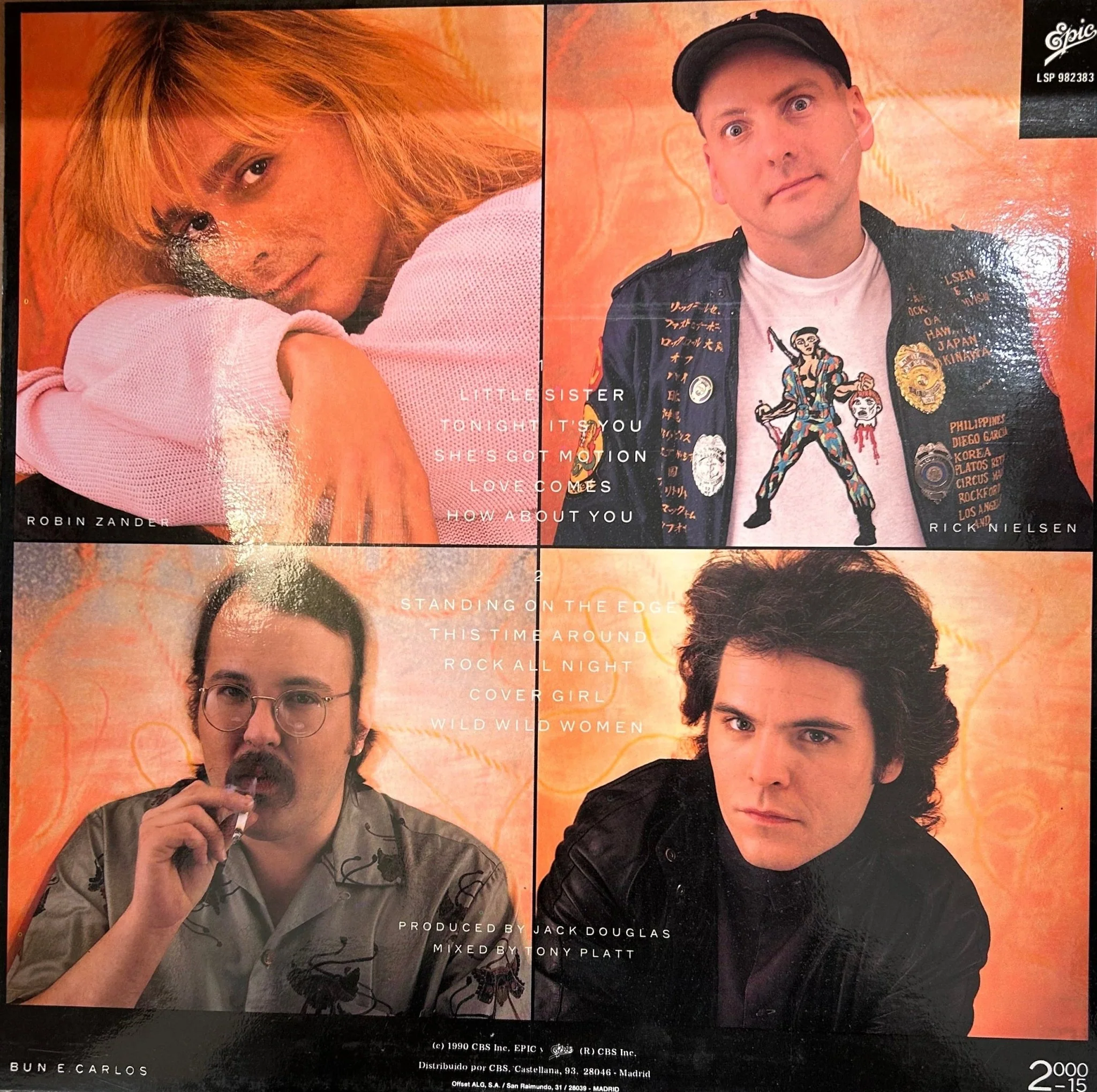LP Cheap Trick ‎– Standing On The Edge 2ª mano - Image 2