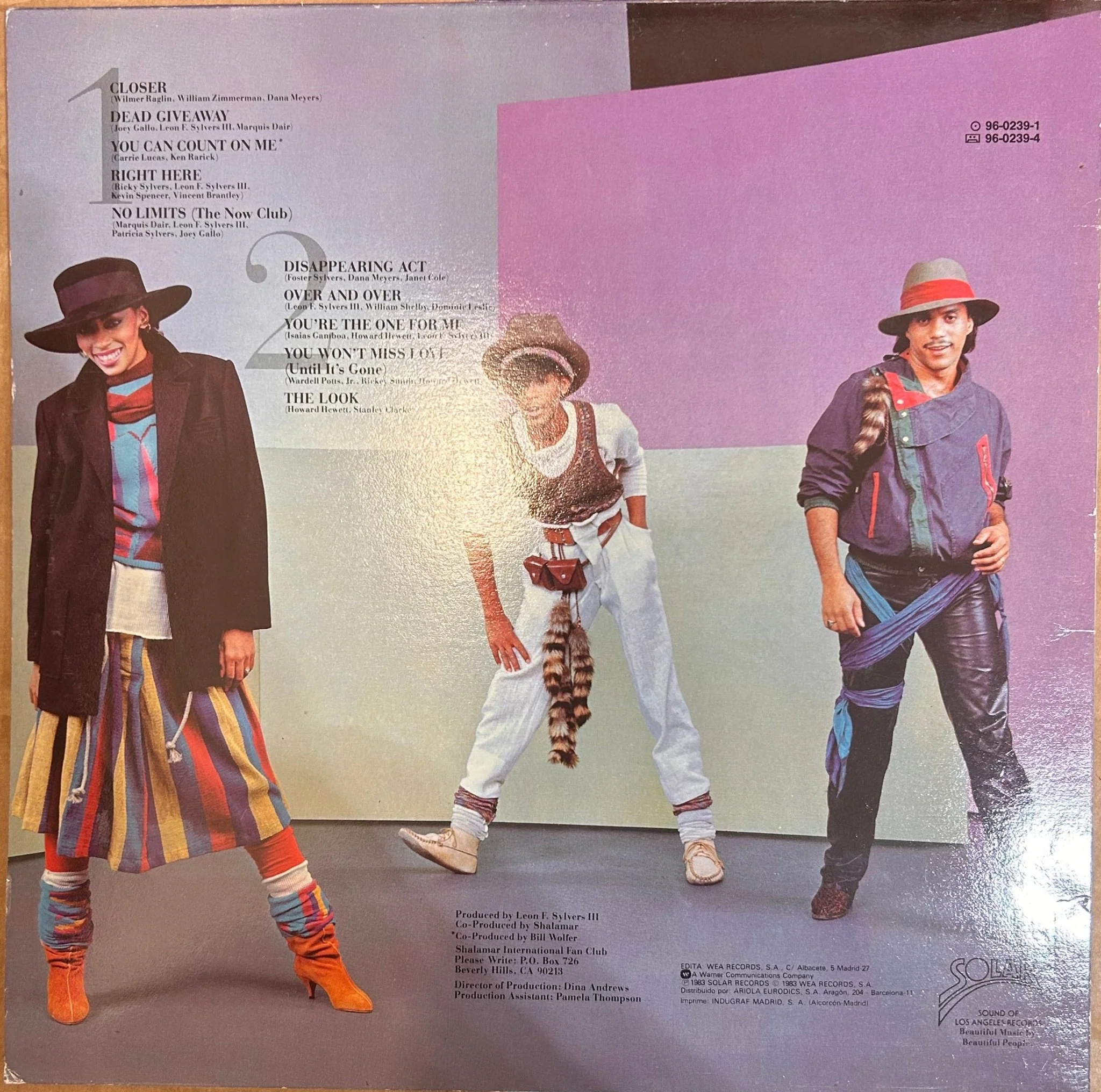 LP Shalamar ‎– The Look 2ª Mano - Image 2
