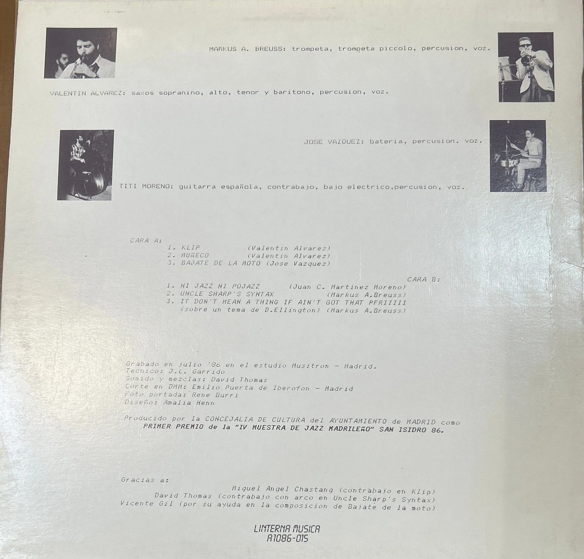 LP OCQ ‎– OCQ 2ª Mano - Image 2
