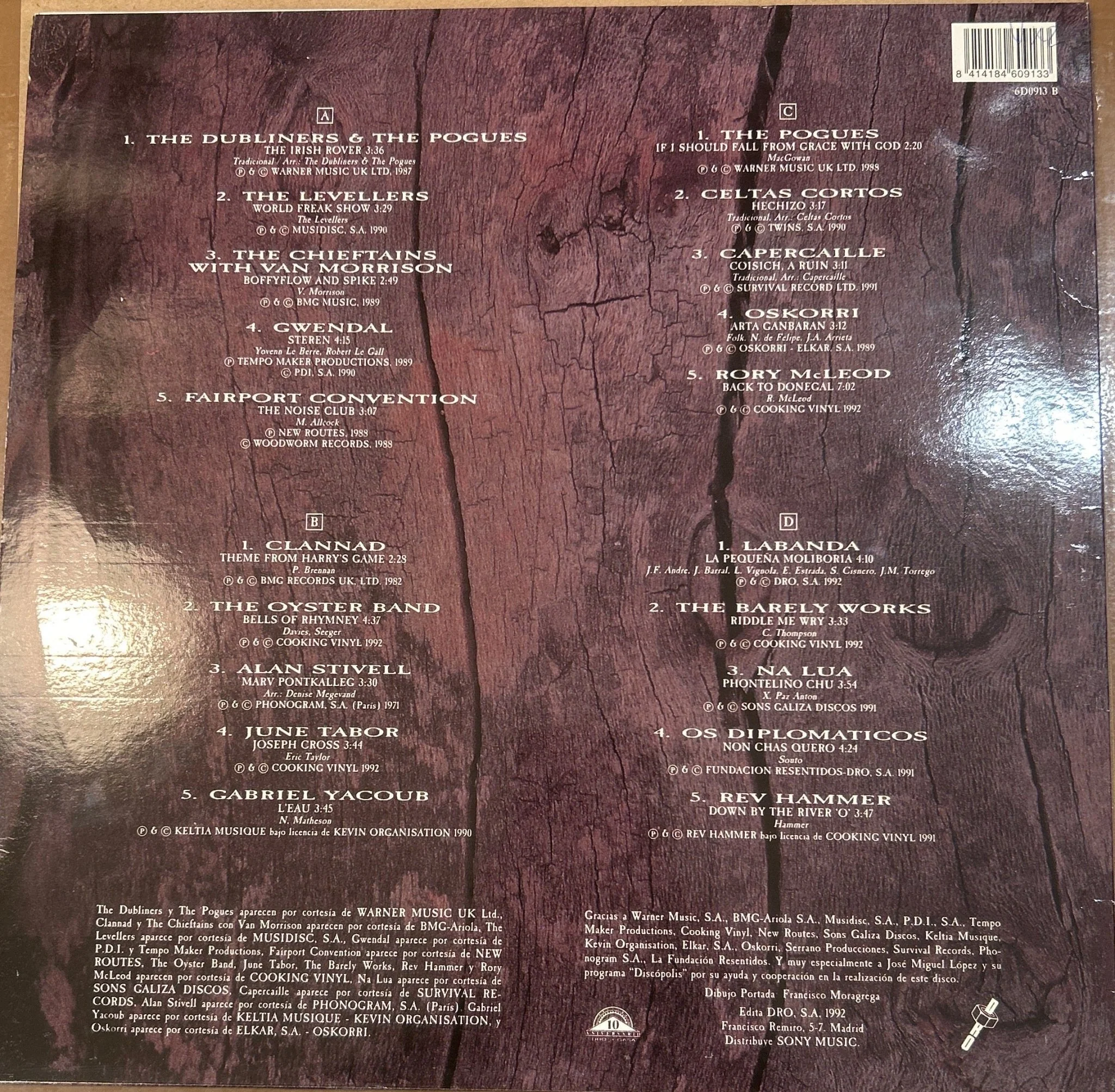 LP V/A ‎– Gaitas, Violines Y Otras Hierbas - Una Recopilación De Música Celta Y Derivados 2ª Mano - Image 2