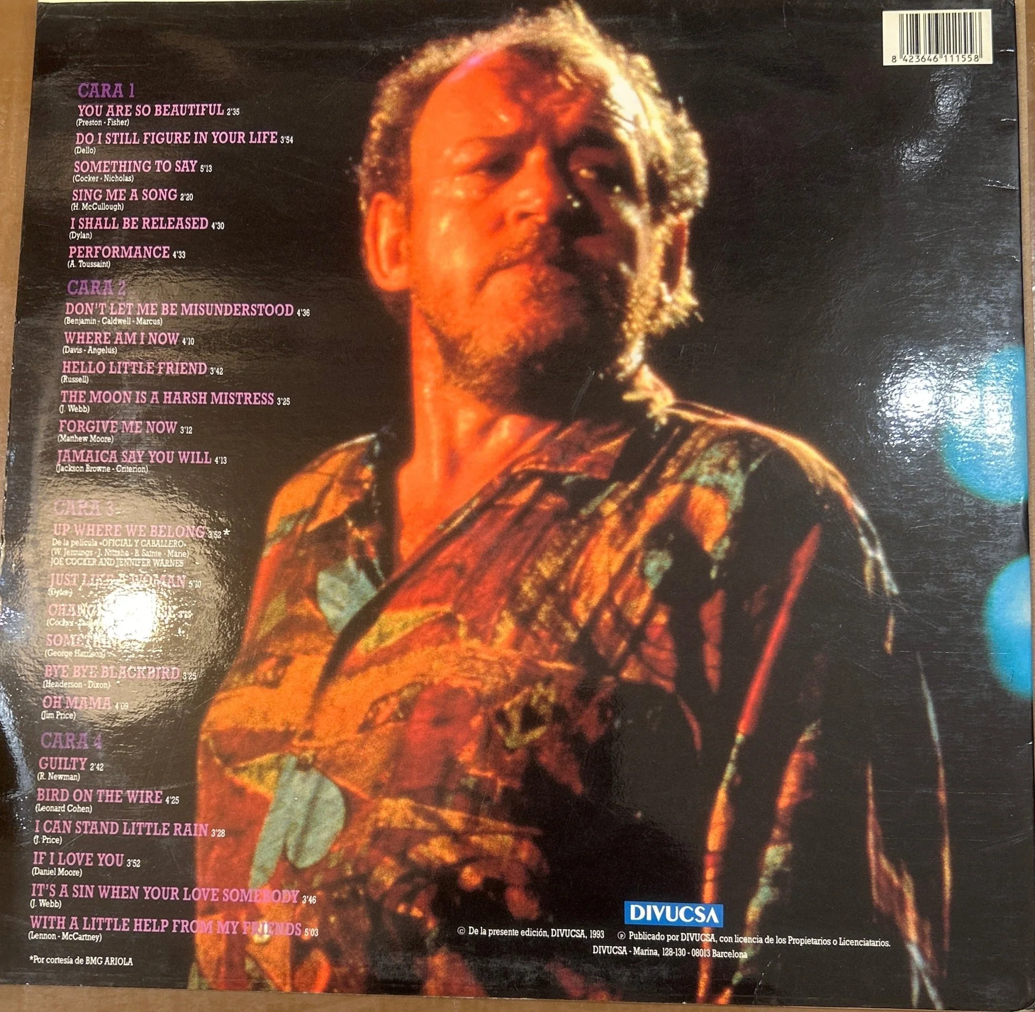 LP Joe Cocker ‎– Sus Mejores Baladas  2ª mano - Image 2