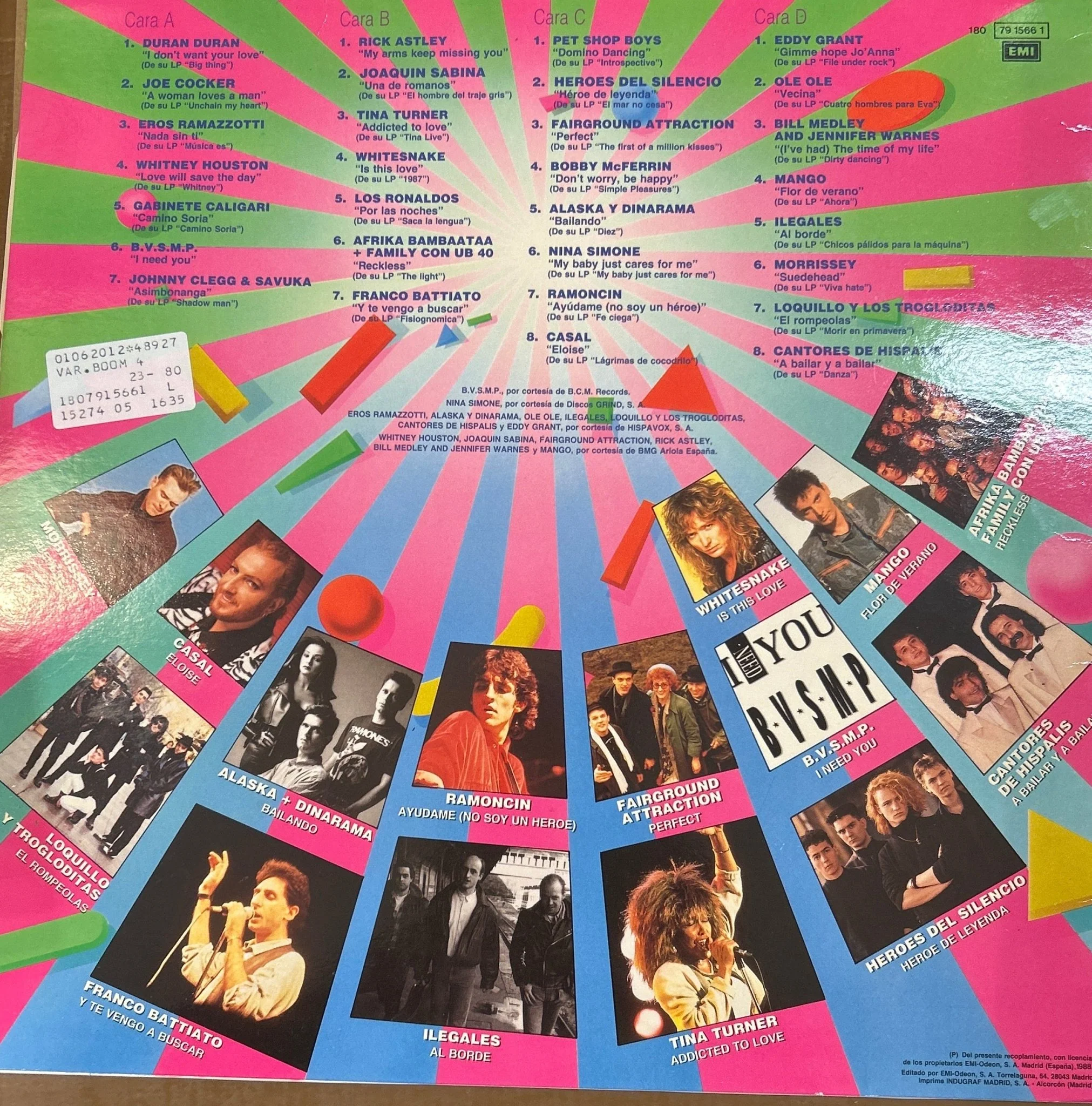 LP V/A ‎– ¡Boom! 4 (El Disco De Los Éxitos) 2ª Mano (Producto exclusivo recogida en tienda) - Image 2