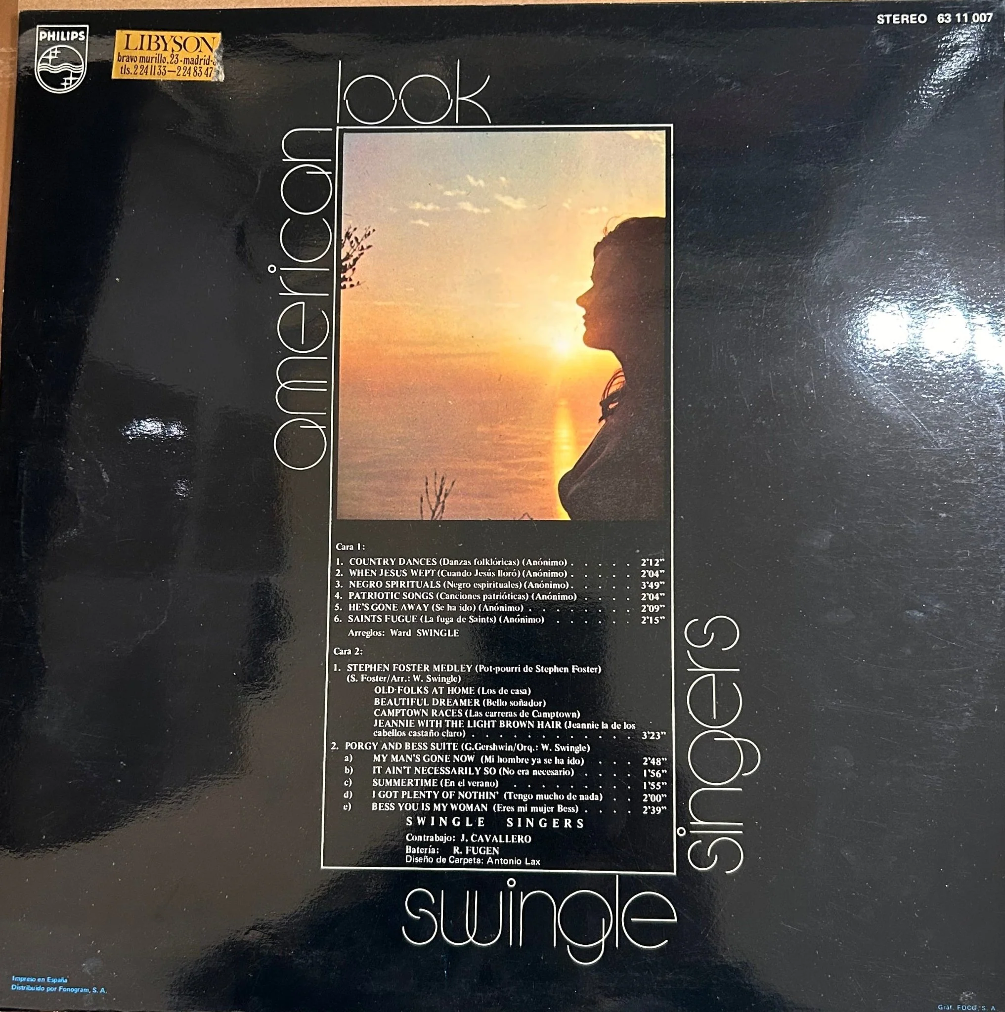 LP Swingle Singers ‎– American Look 2ª mano - Image 2