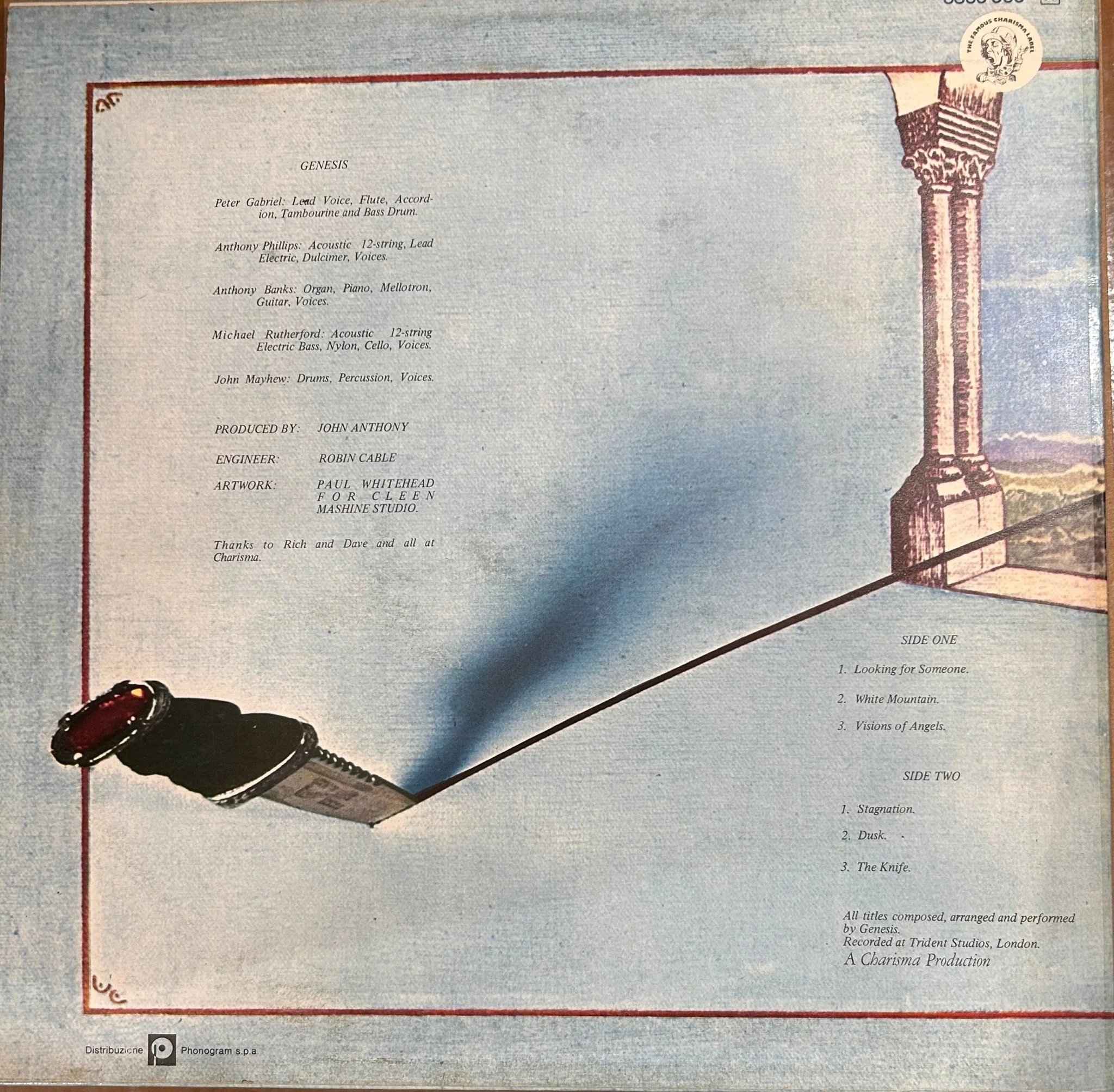 LP Genesis ‎– Trespass 2ª Mano - Image 2