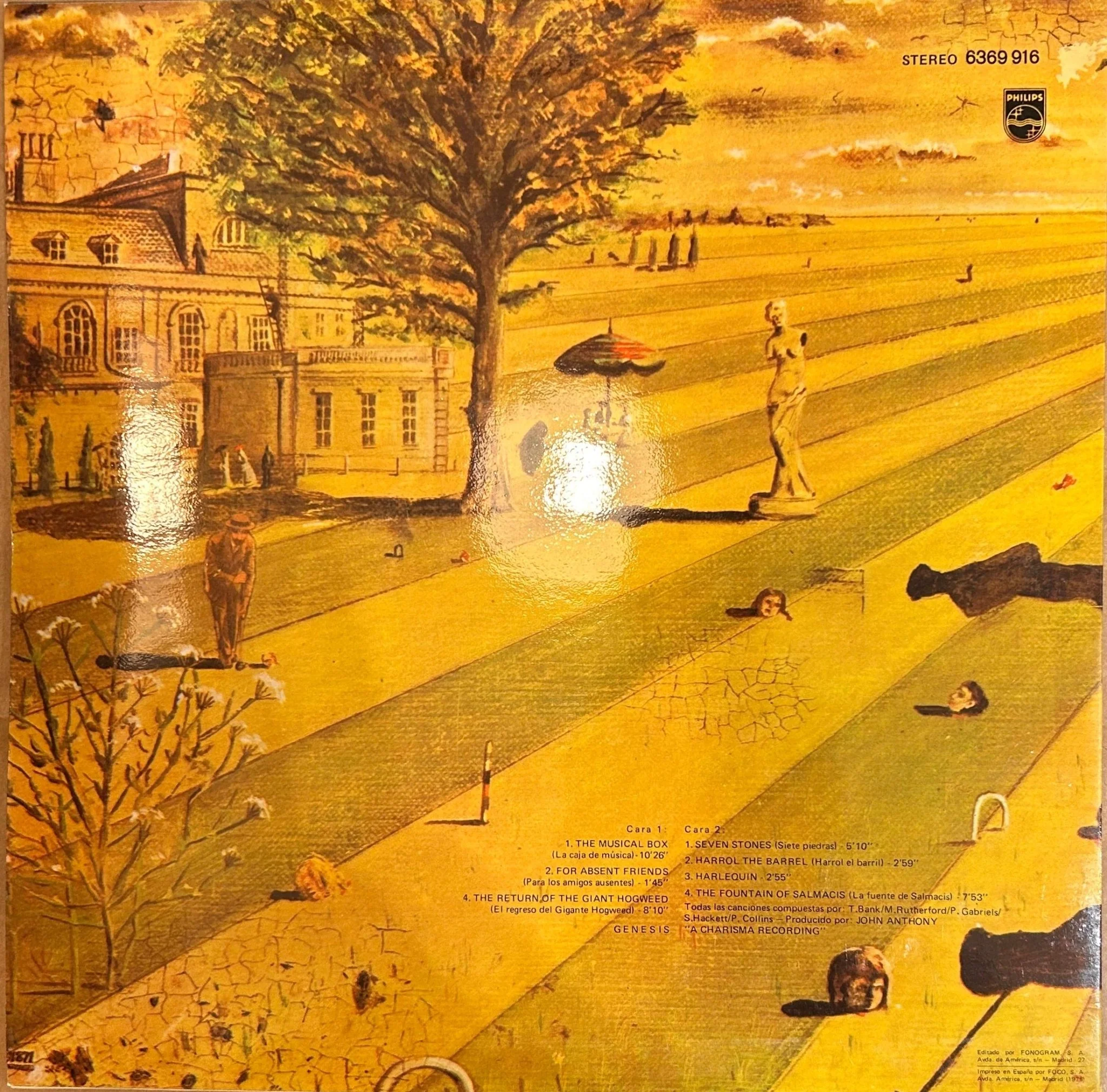 LP Genesis ‎– Nursery Cryme 2ª Mano - Image 2