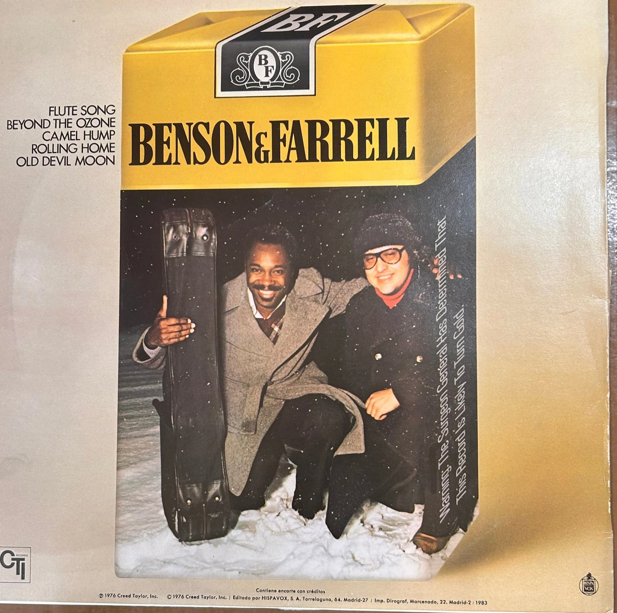 LP George Benson & Joe Farrell ‎– Benson & Farrell 2ª Mano (Producto exclusivo recogida en tienda) - Image 2