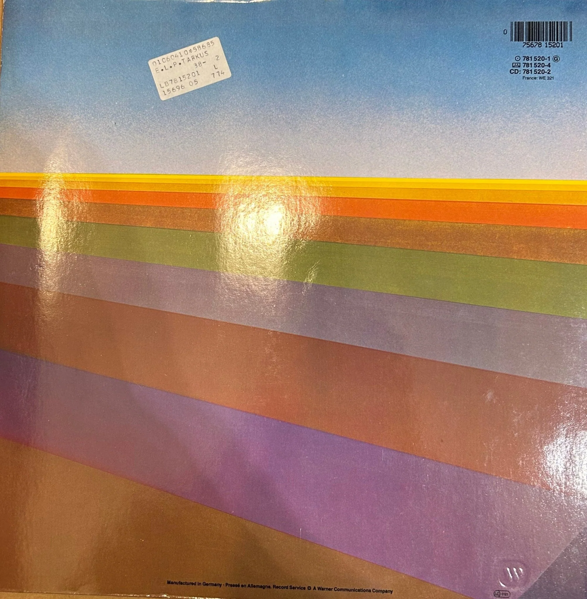 LP Emerson, Lake & Palmer ‎– Tarkus 2ª Mano - Image 2