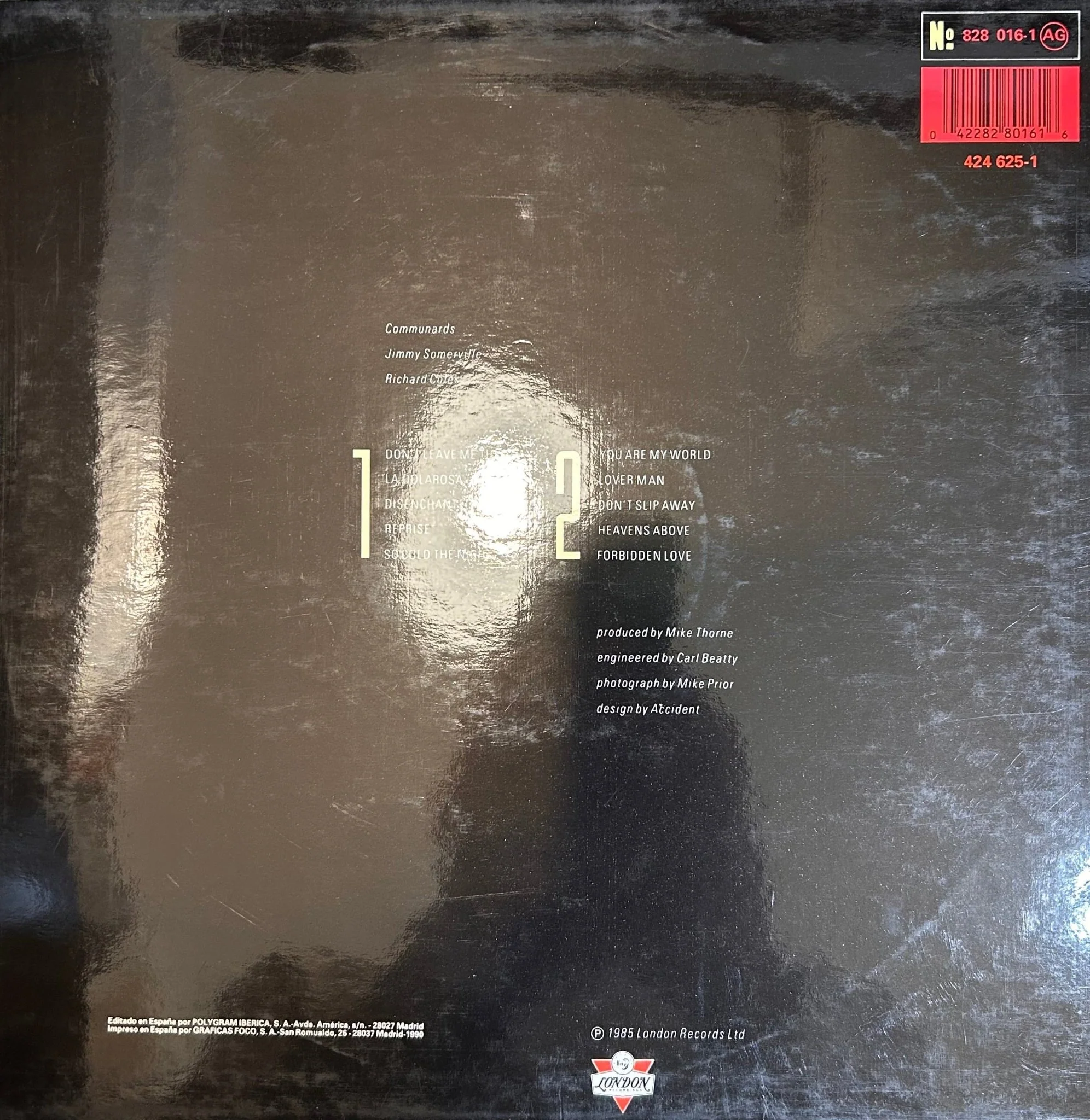 LP Communards – Communards 2ª Mano (Producto exclusivo recogida en tienda) - Image 2