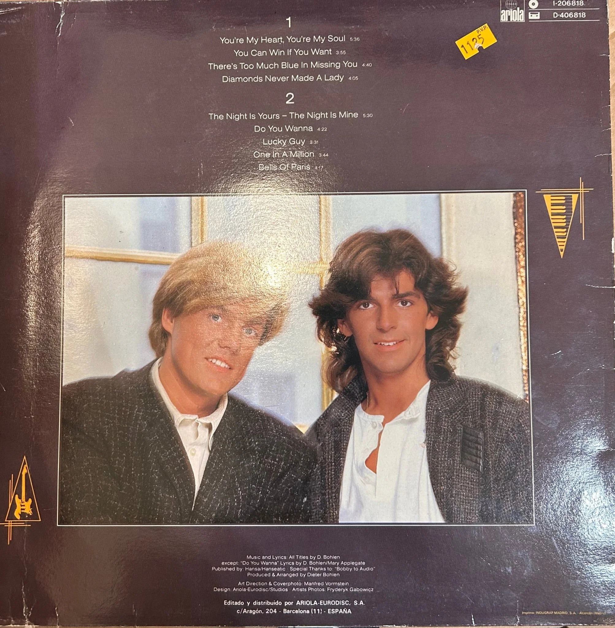 LP Modern Talking ‎– The 1st Album 2ª Mano - Image 2