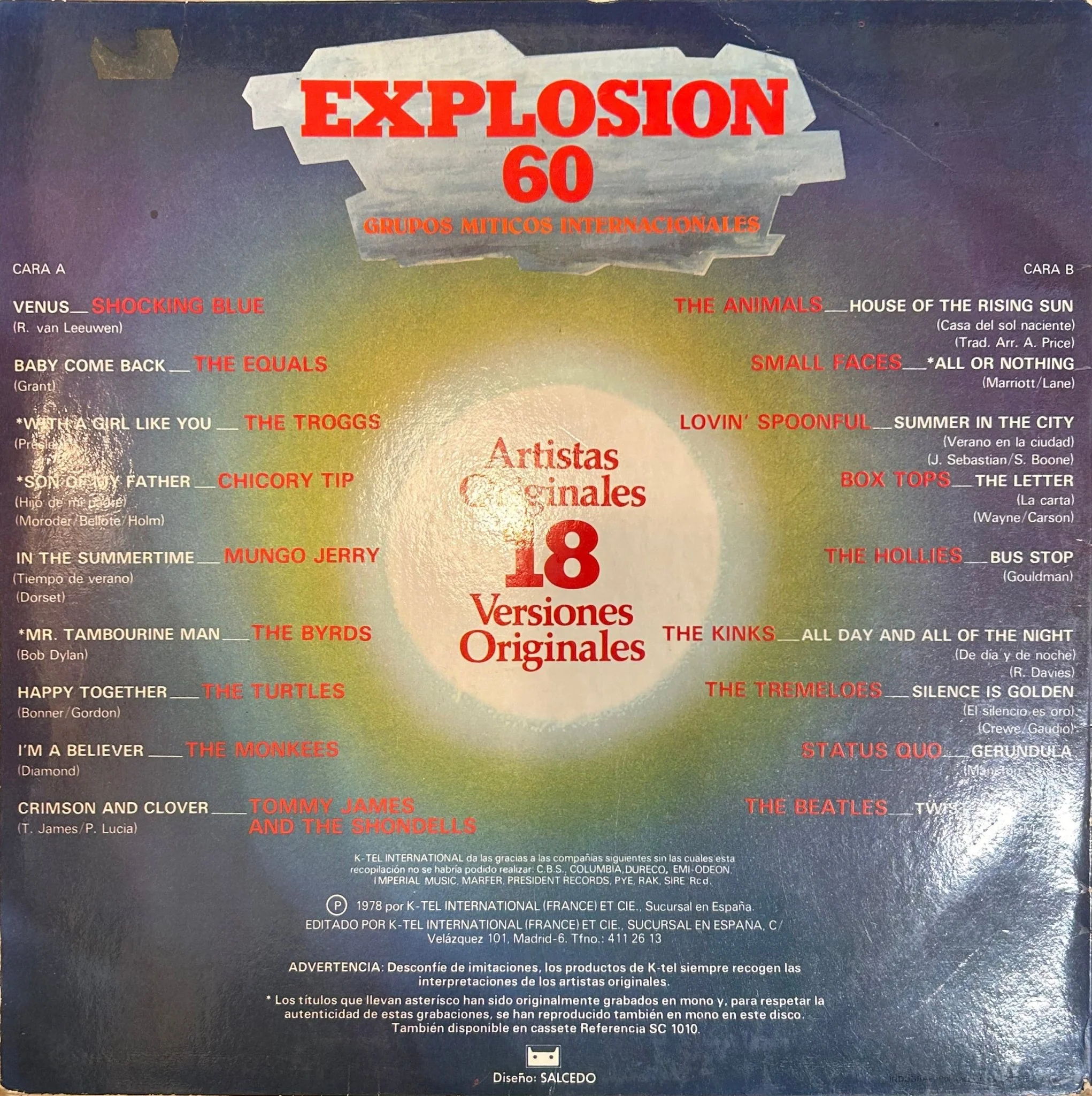 LP V/A ‎– Explosion 60 2ª Mano (Producto exclusivo recogida en tienda) - Image 2
