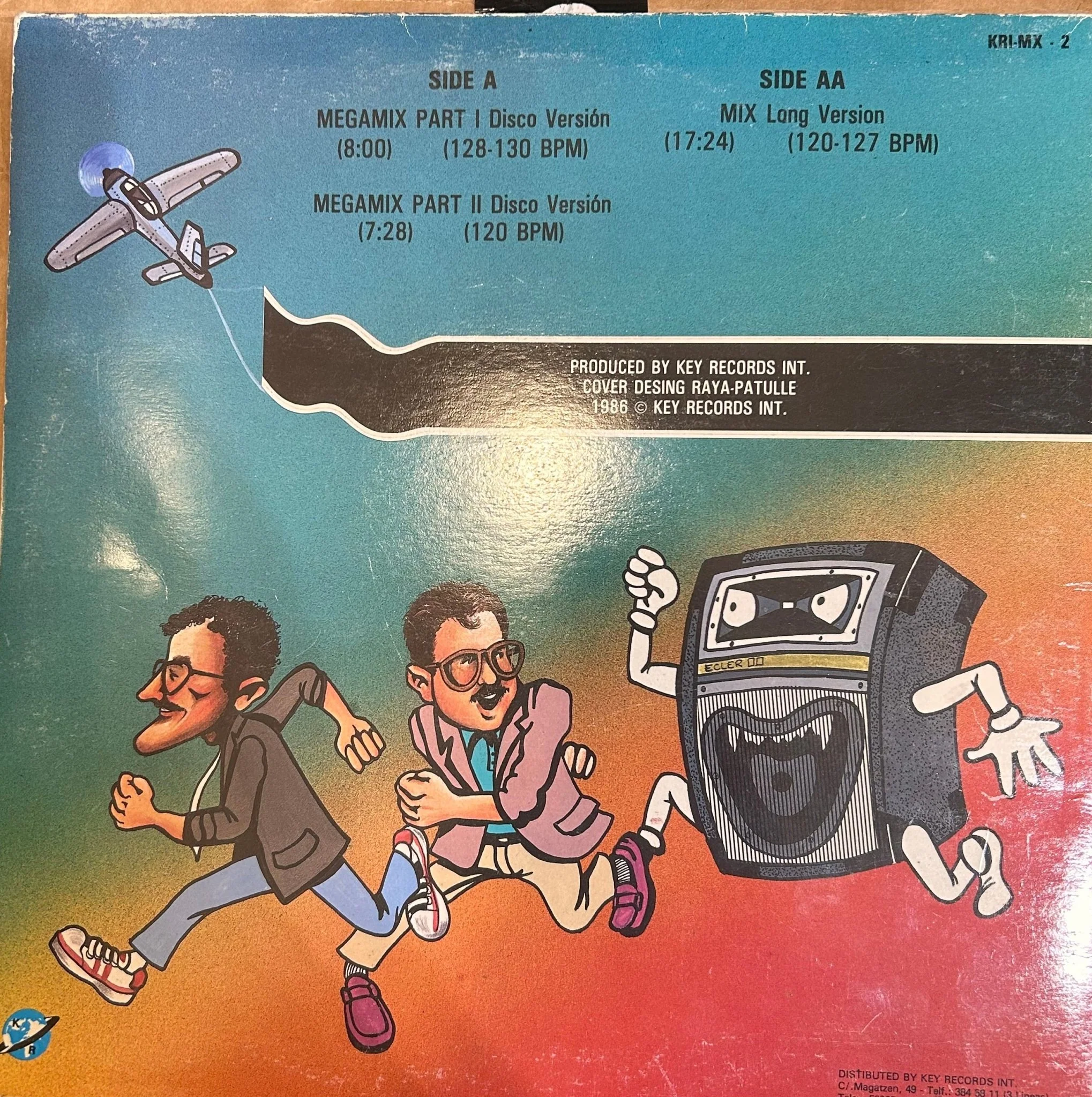 LP Mike Platinas & Javier Ussia ‎– Disc·Jockey Mix (Let's Go To The Mix) 2ª mano - Image 2